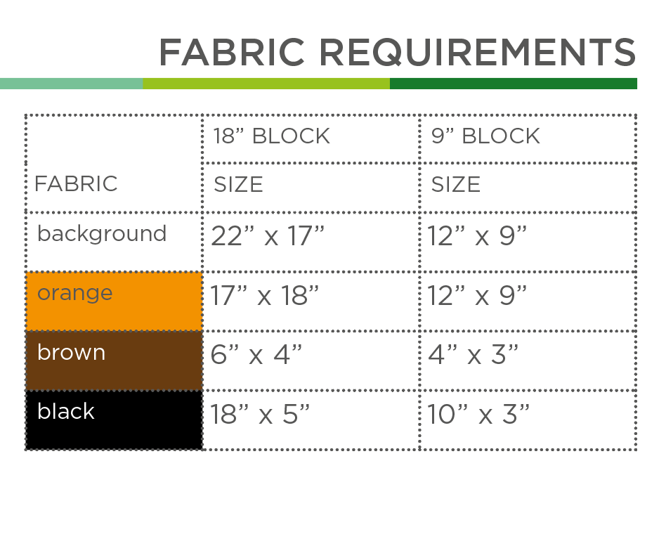 Friendly Pumpkin – PDF Quilt Block Pattern