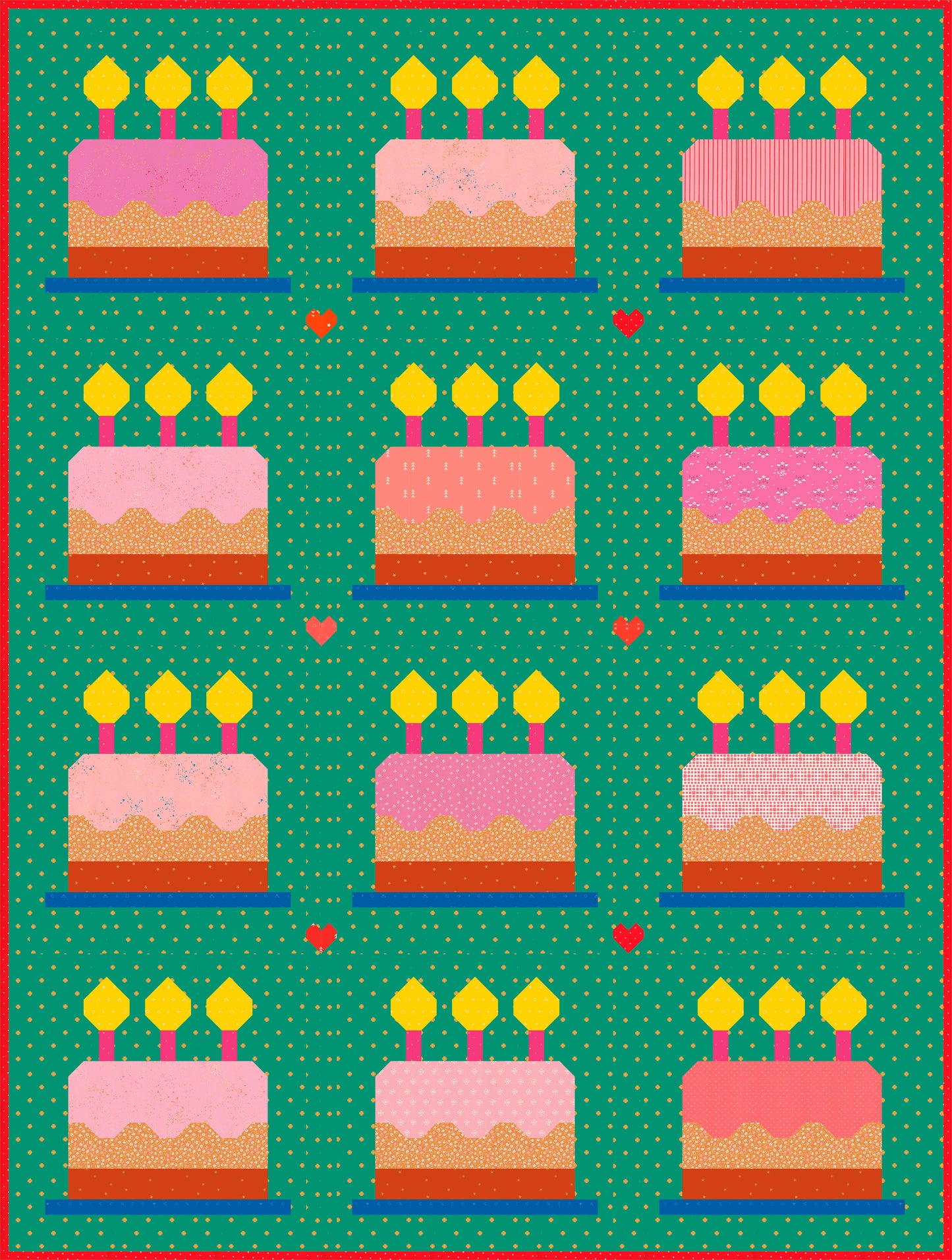 Cake – PDF Quilt Block Pattern
