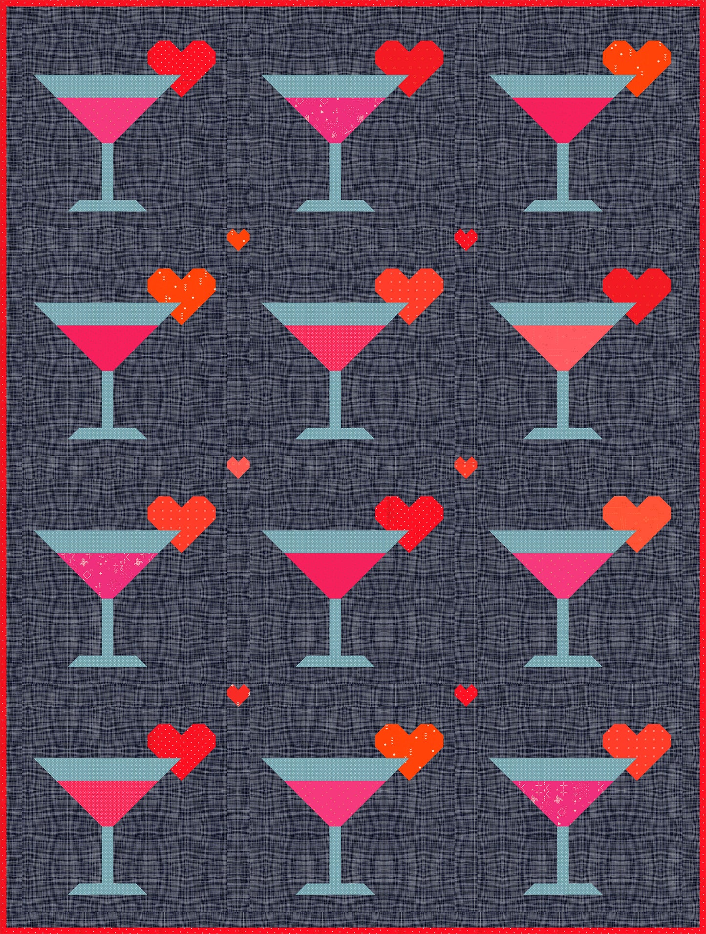 Cocktail – PDF Quilt Block Anleitung