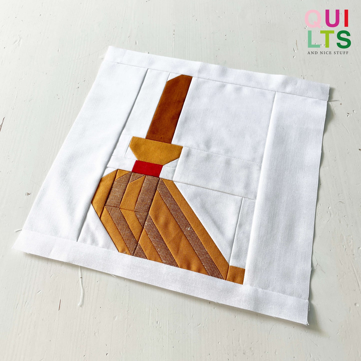 Besen – PDF Quilt Block Anleitung