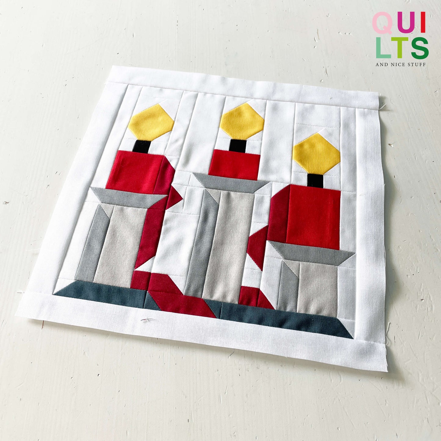 Candles – PDF Quilt Block Pattern