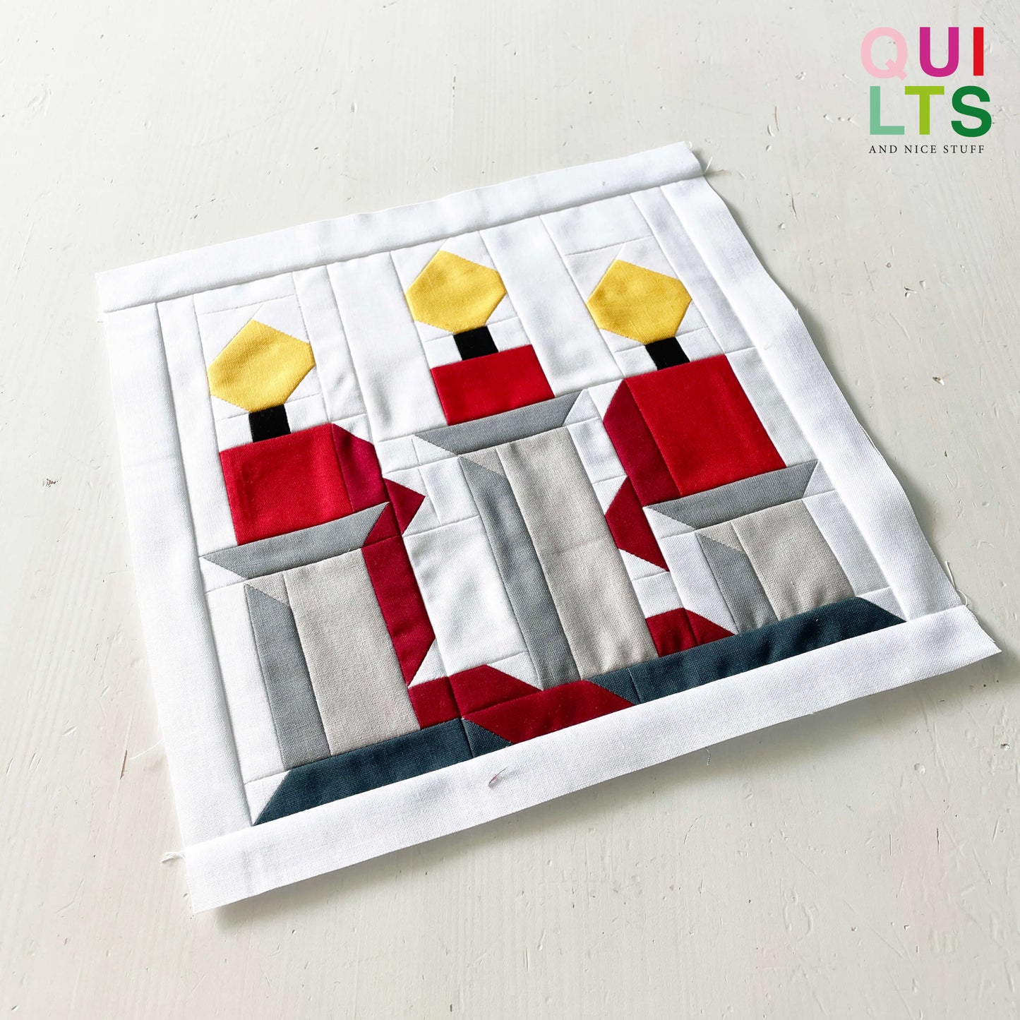 Candles – PDF Quilt Block Pattern