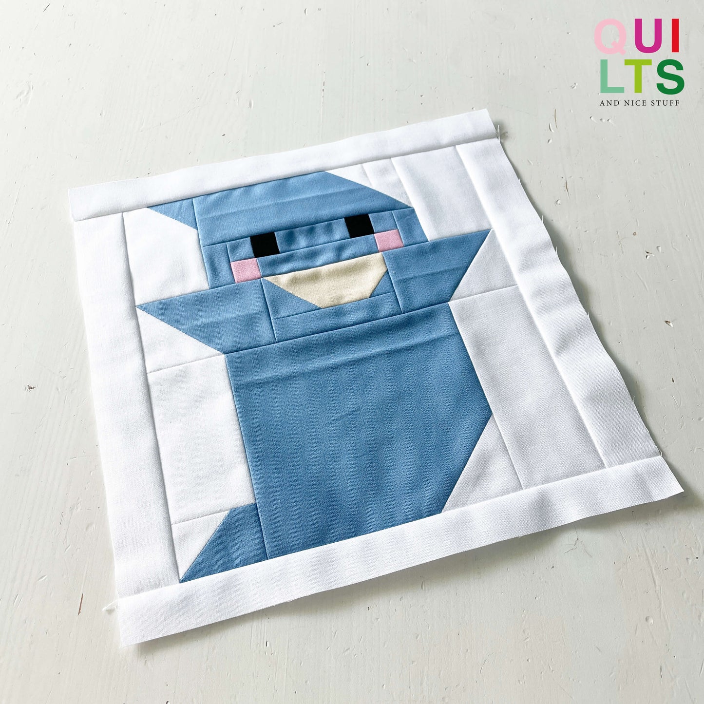Friendly Ghost – PDF Quilt Block Pattern