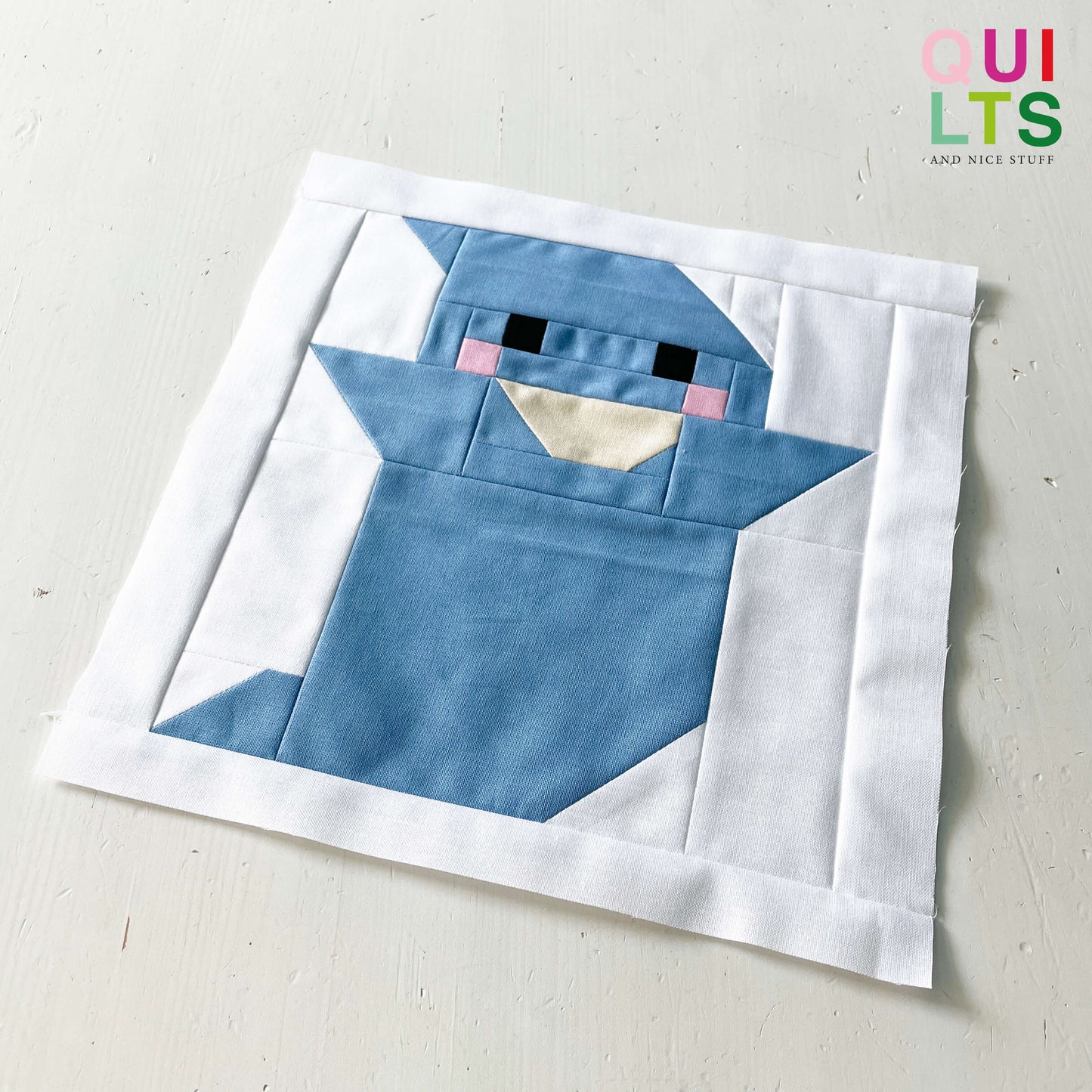 Friendly Ghost – PDF Quilt Block Pattern