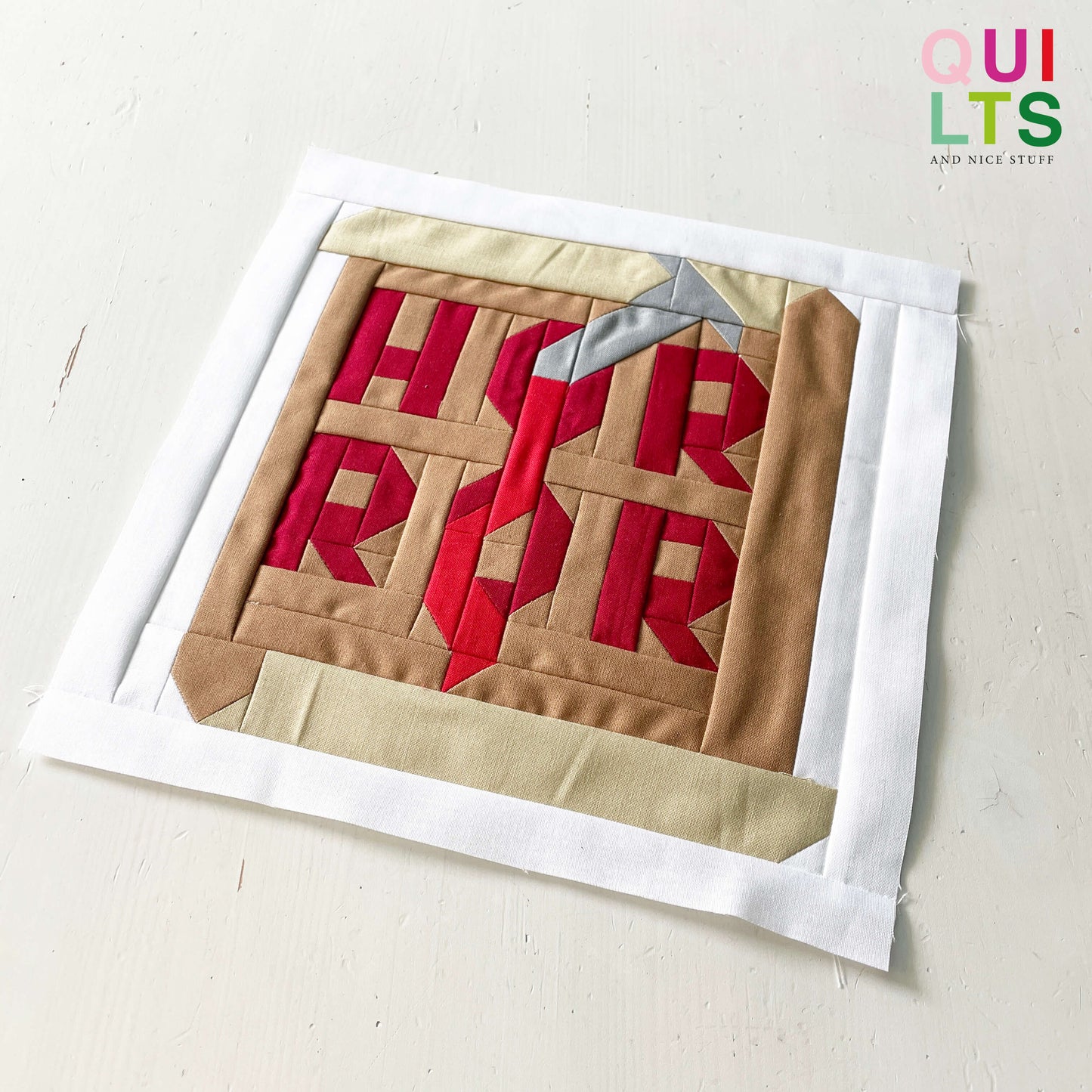 Horror-Karte – PDF Quilt Block Anleitung