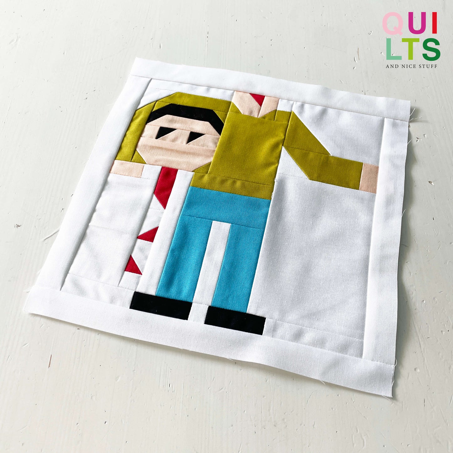 Headless Man – PDF Quilt Block Pattern