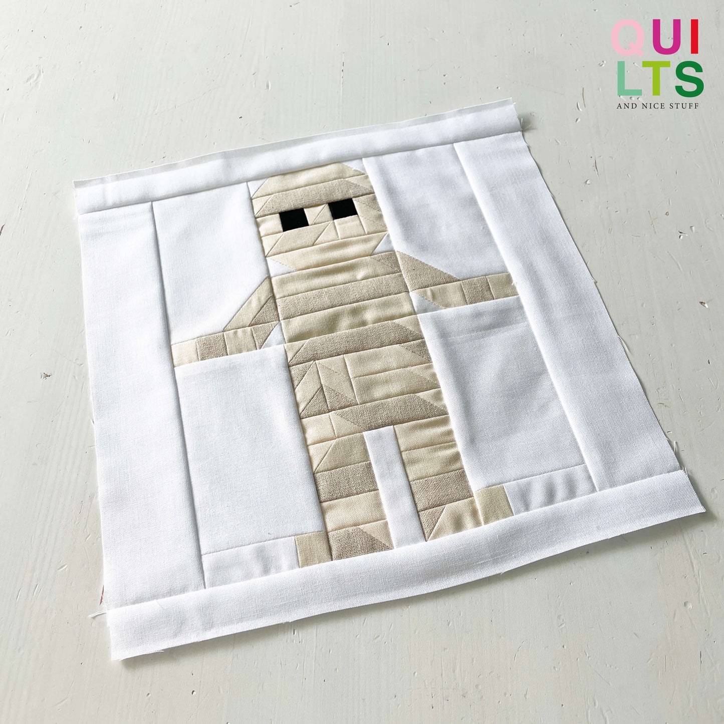 Mummy – PDF Quilt Block Pattern