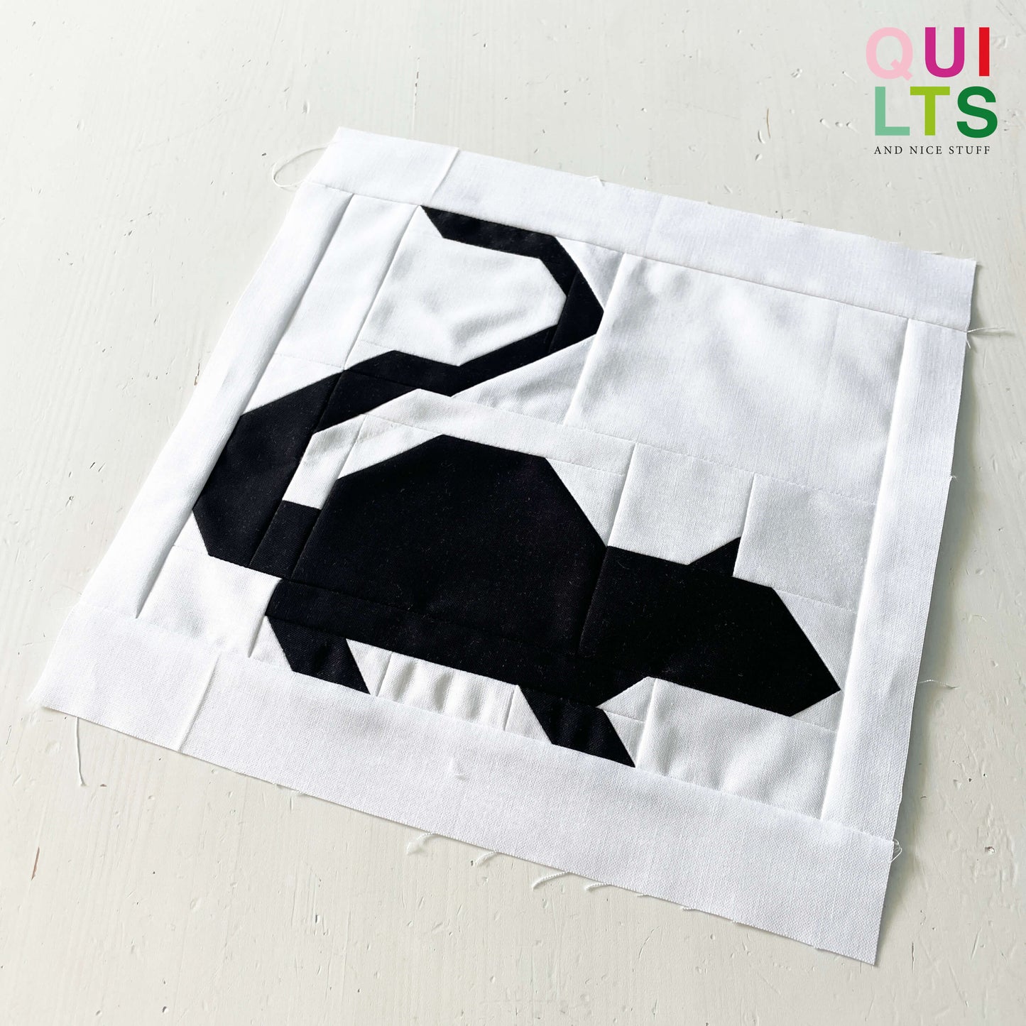 Rat – PDF Quilt Block Pattern