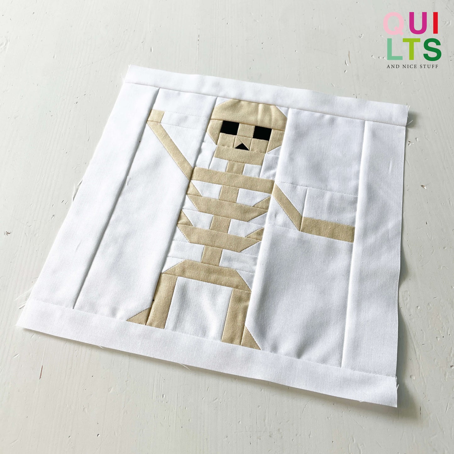 Skeleton – PDF Quilt Block Pattern