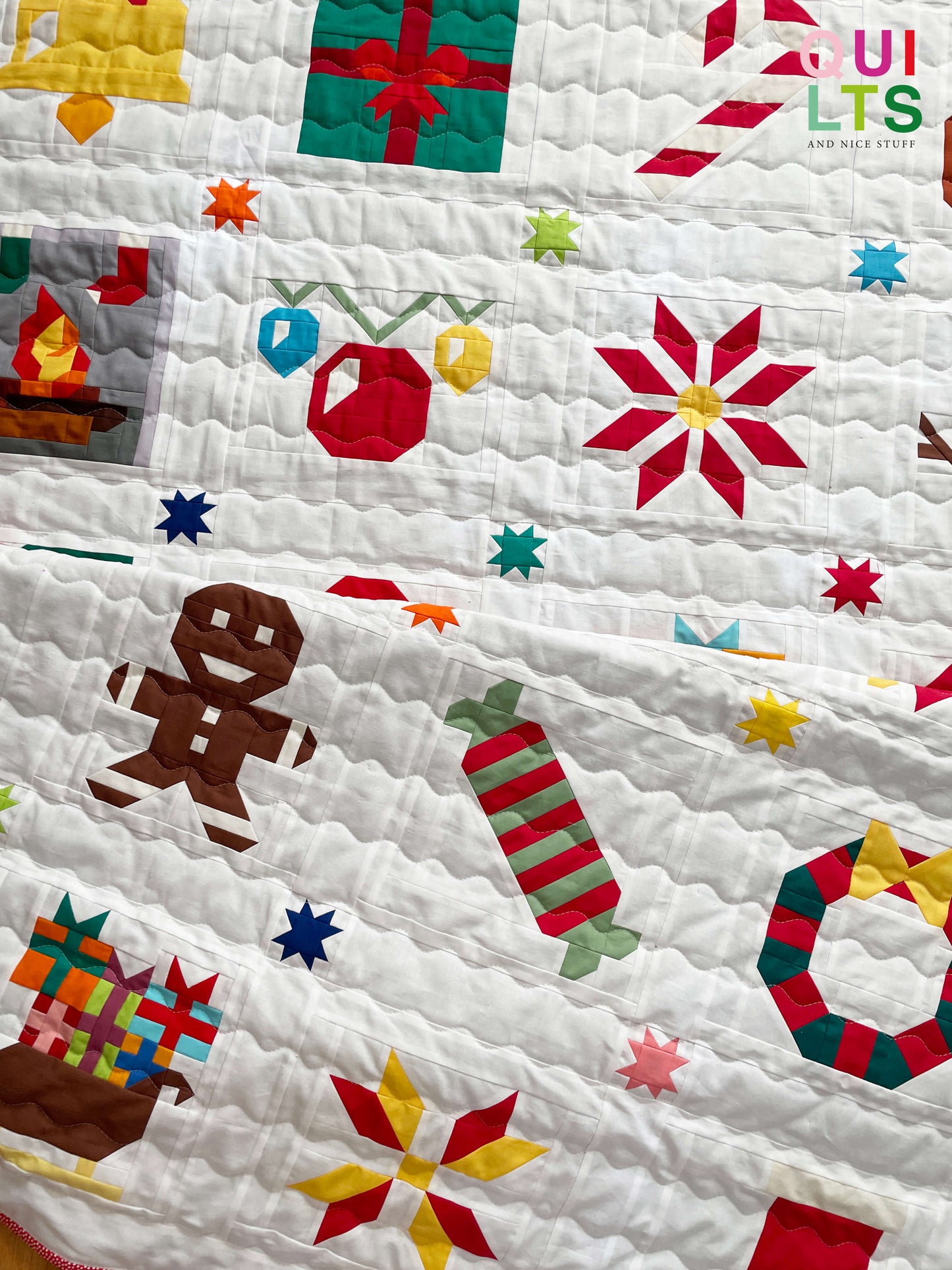 PDF Anleitungspaket – 43 Weihnachtsquilt Blöcke