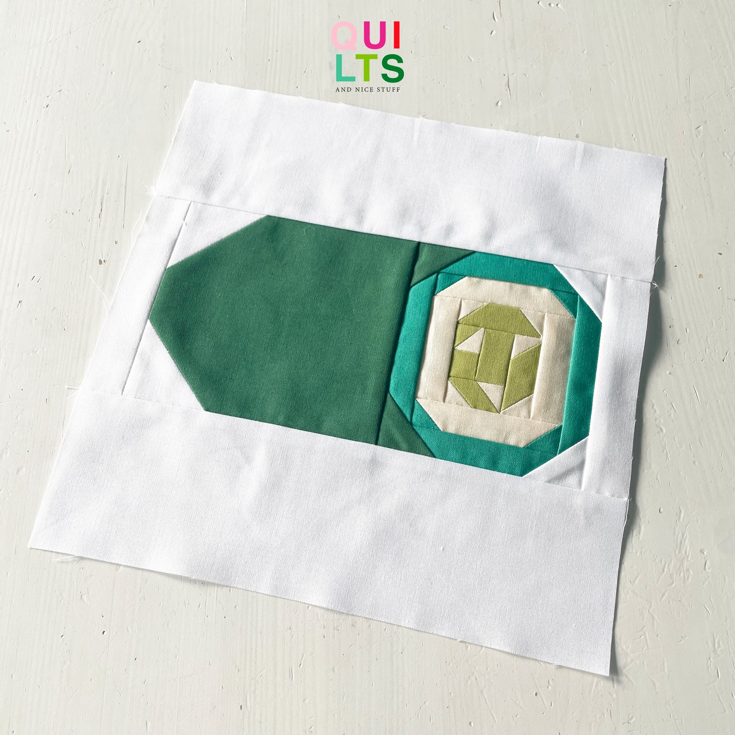 Gurke – PDF Quilt Block Anleitung
