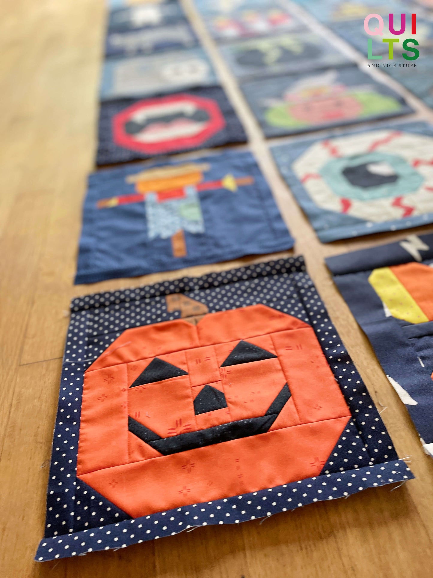 Friendly Pumpkin – PDF Quilt Block Pattern