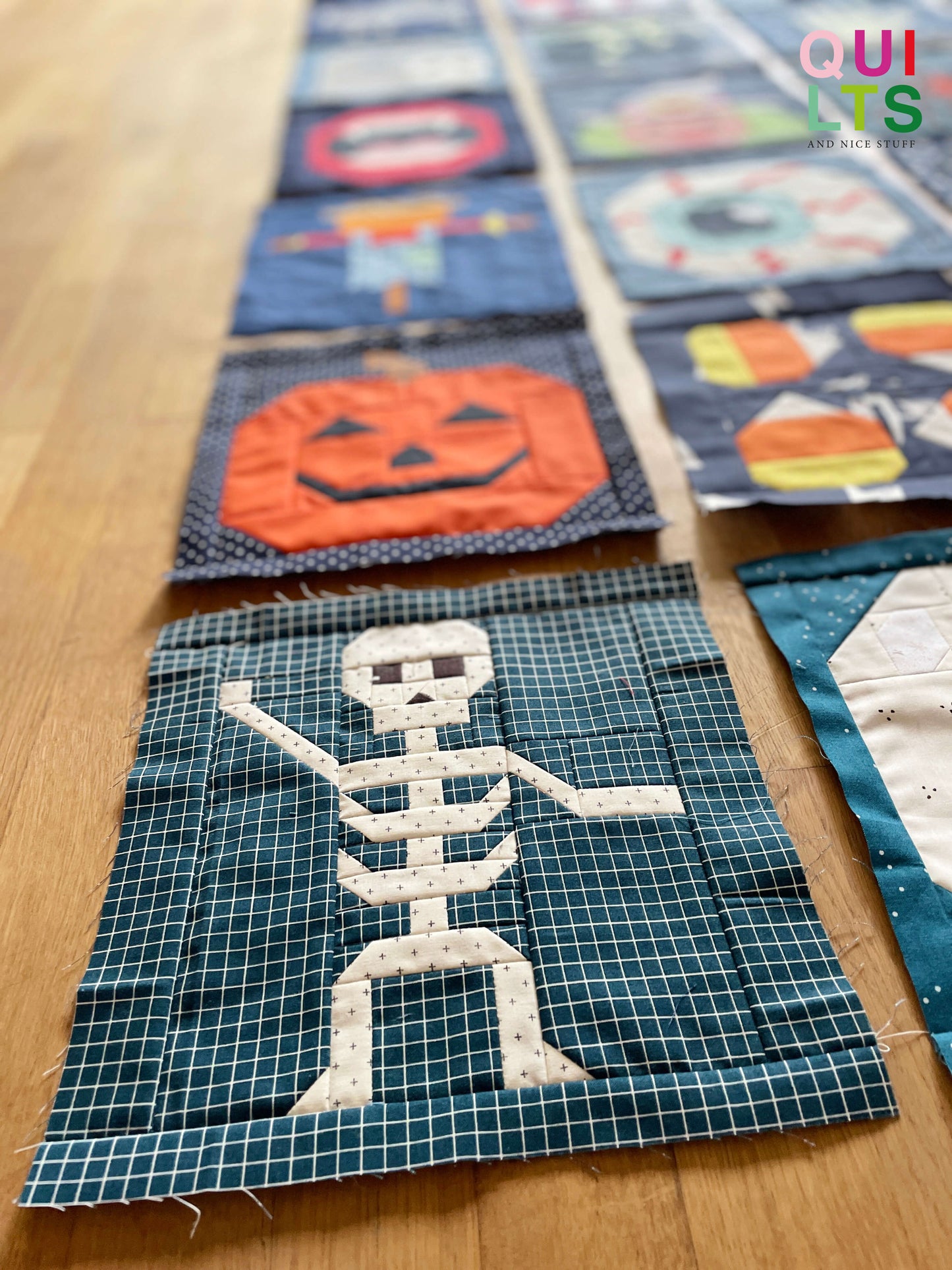 Skeleton – PDF Quilt Block Pattern