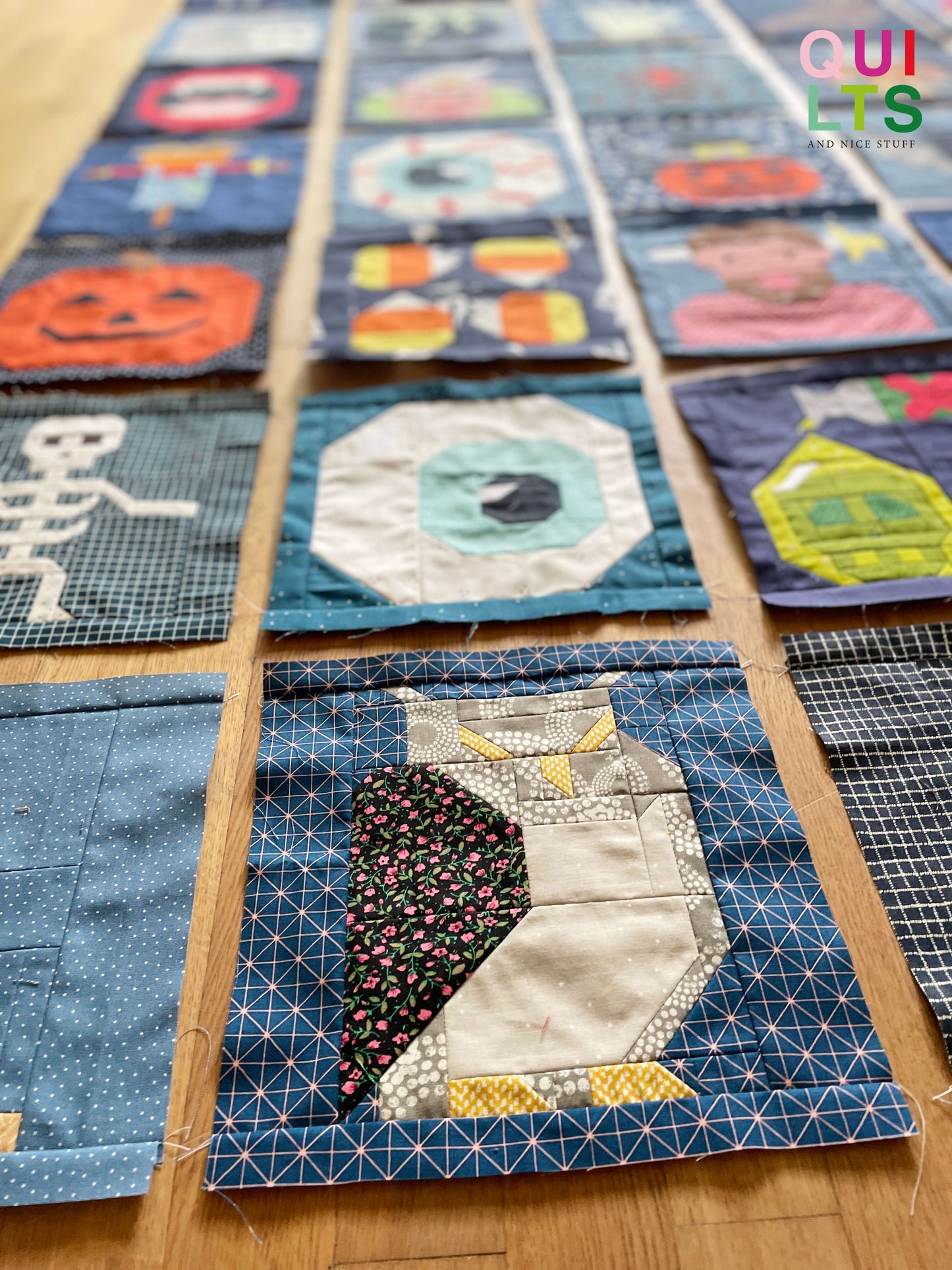 Dark Owl – PDF Quilt Block Pattern