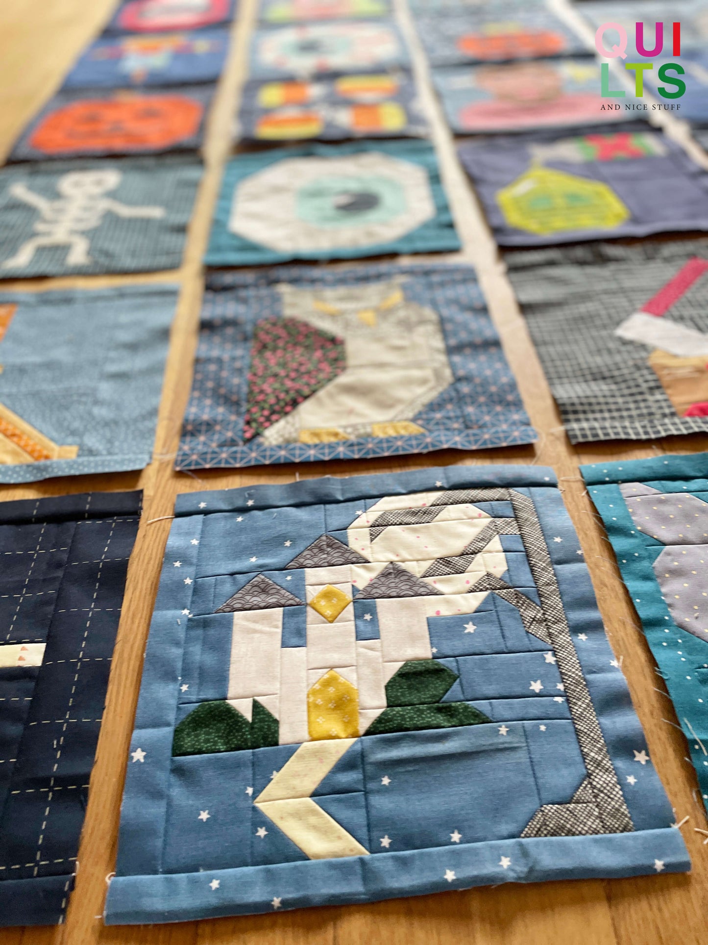 Haunted Castle – PDF Quilt Block Pattern