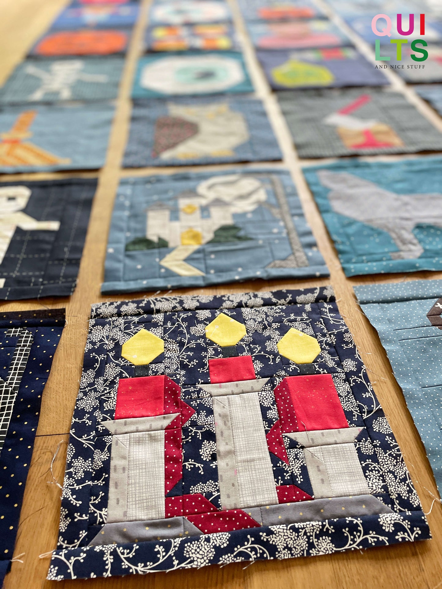 Candles – PDF Quilt Block Pattern