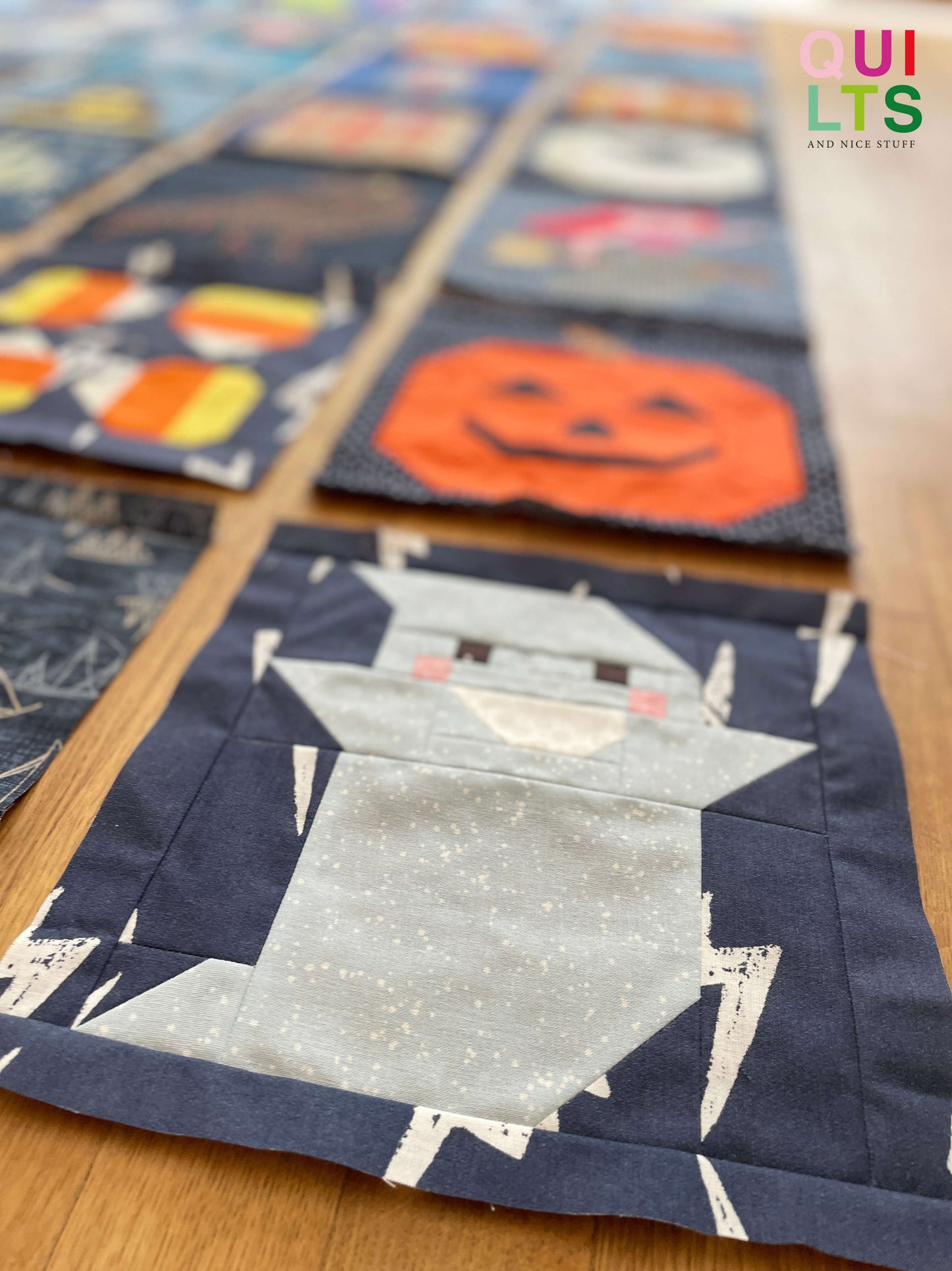 Friendly Ghost – PDF Quilt Block Pattern