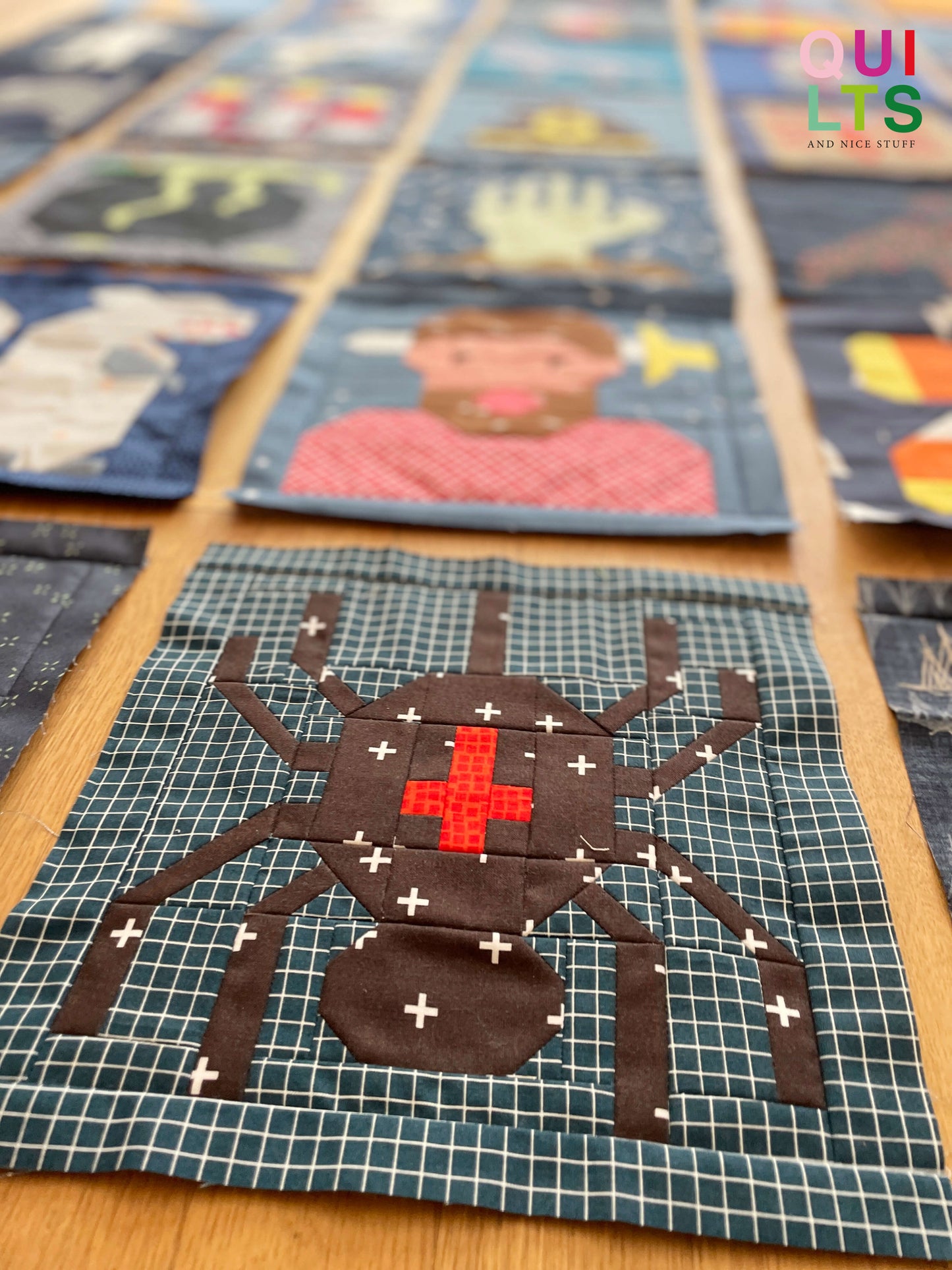 Spider – PDF Quilt Block Pattern