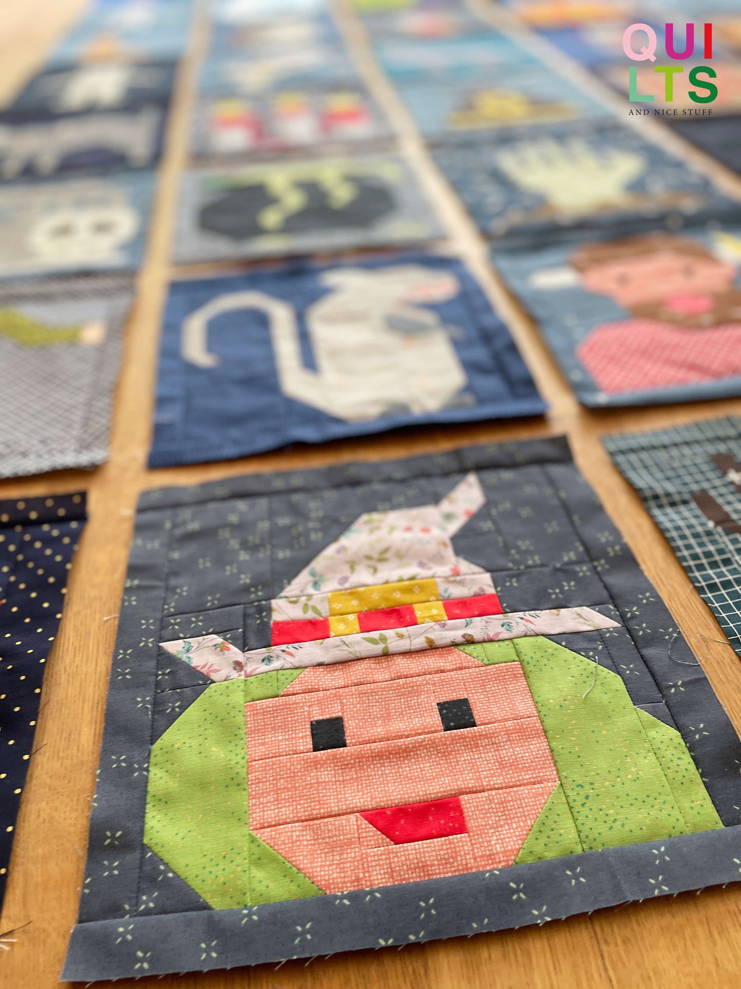 Witch Face – PDF Quilt Block Pattern