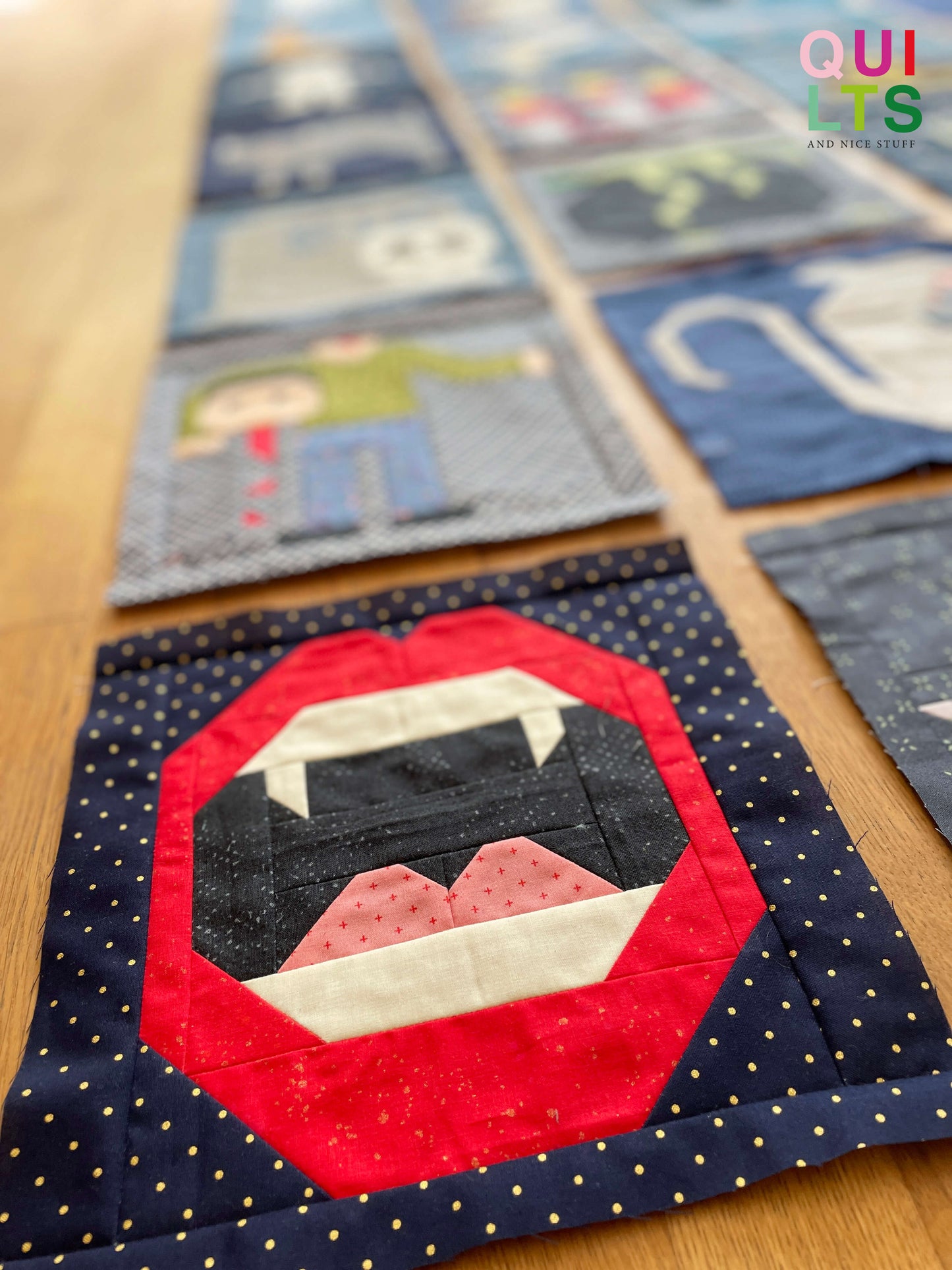 40 Halloween Quilt Block Bundle – PDF Pattern
