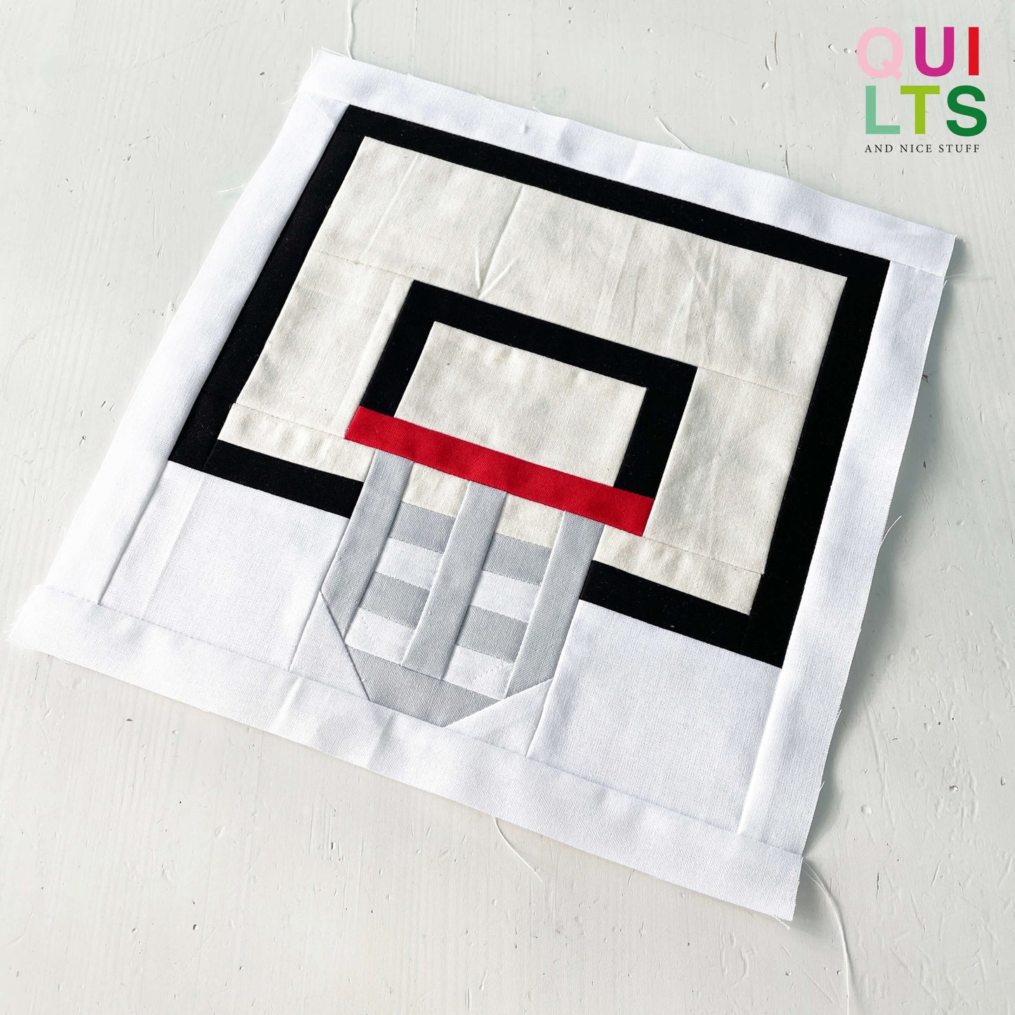 Basketballkorb – PDF Quilt Block Anleitung