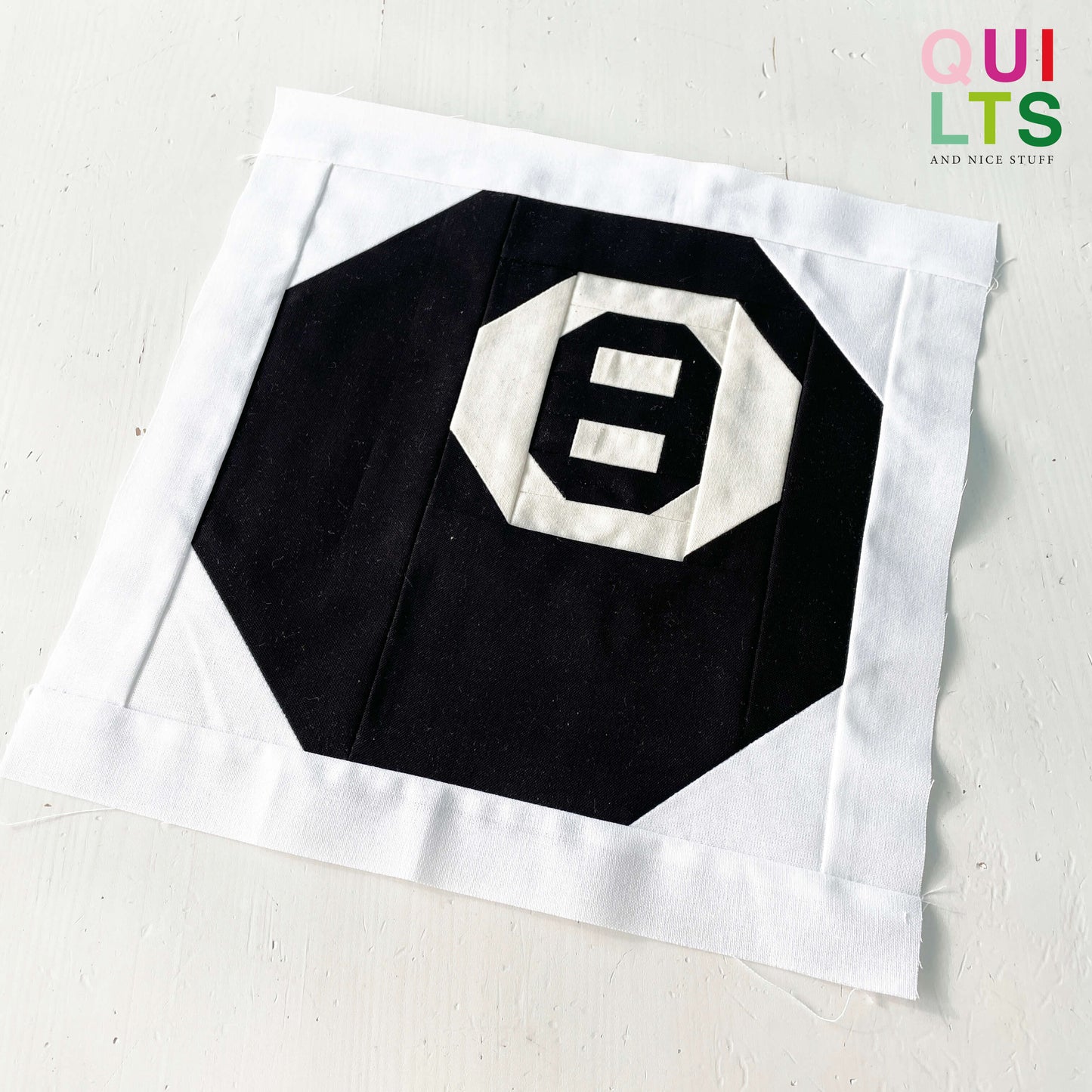 Billardkugel – PDF Quilt Block Anleitung
