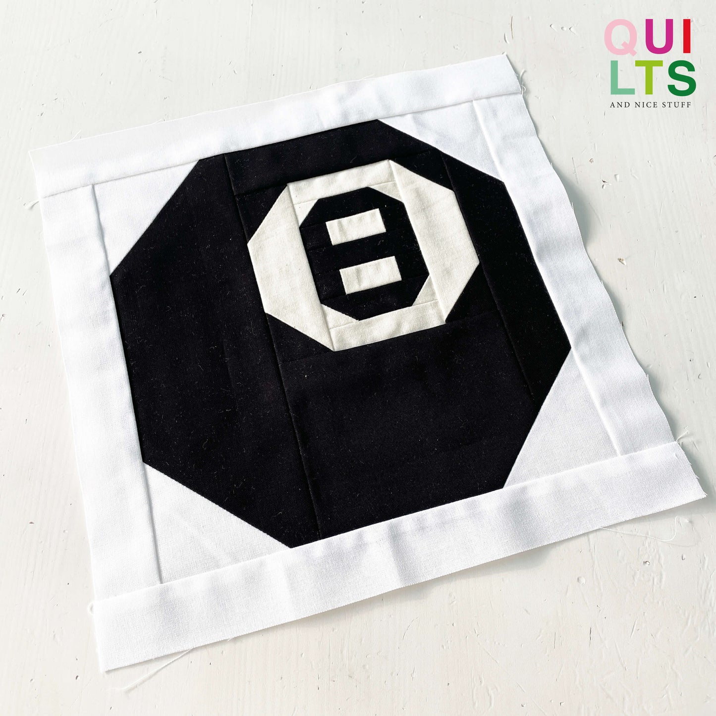Billardkugel – PDF Quilt Block Anleitung