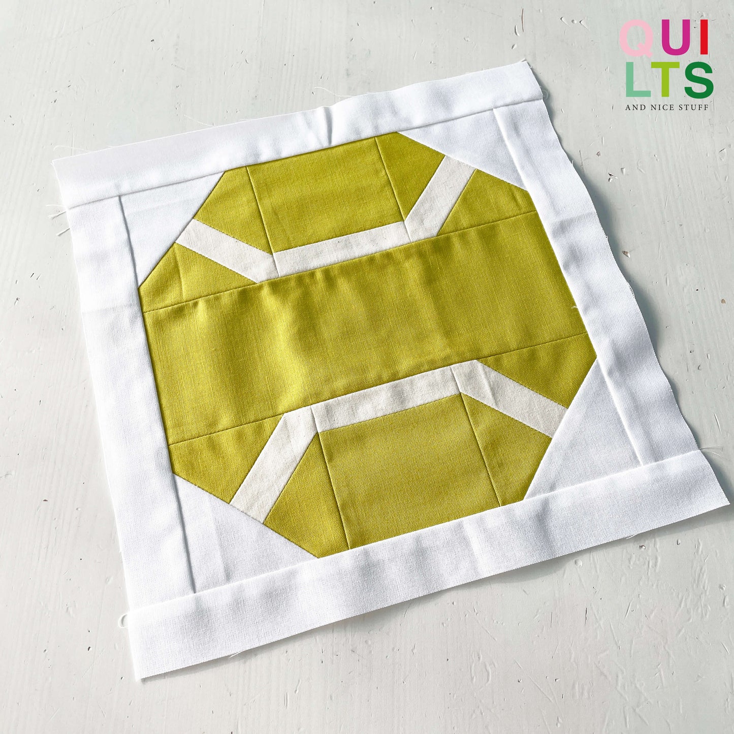 Tennisball – PDF Quilt Block Anleitung