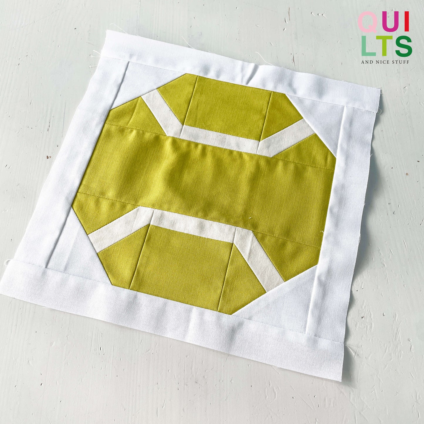 Tennisball – PDF Quilt Block Anleitung