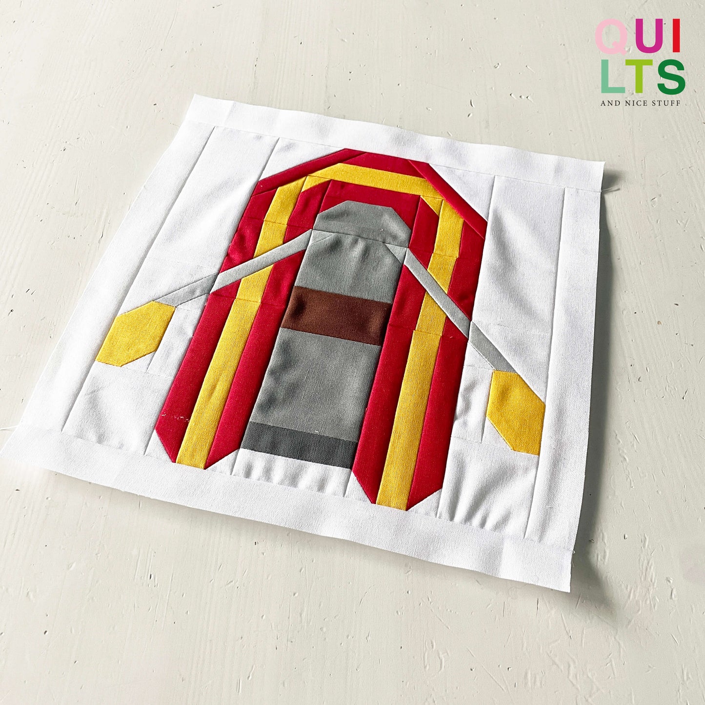 Rafting Boat – PDF Quilt Block Pattern