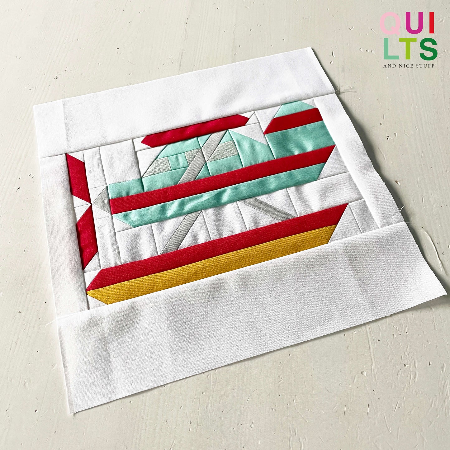 Seaplane – PDF Quilt Block Pattern