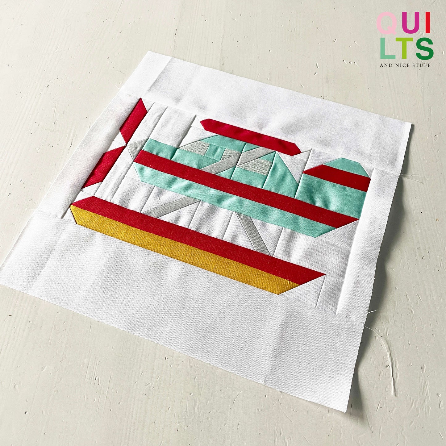 Seaplane – PDF Quilt Block Pattern