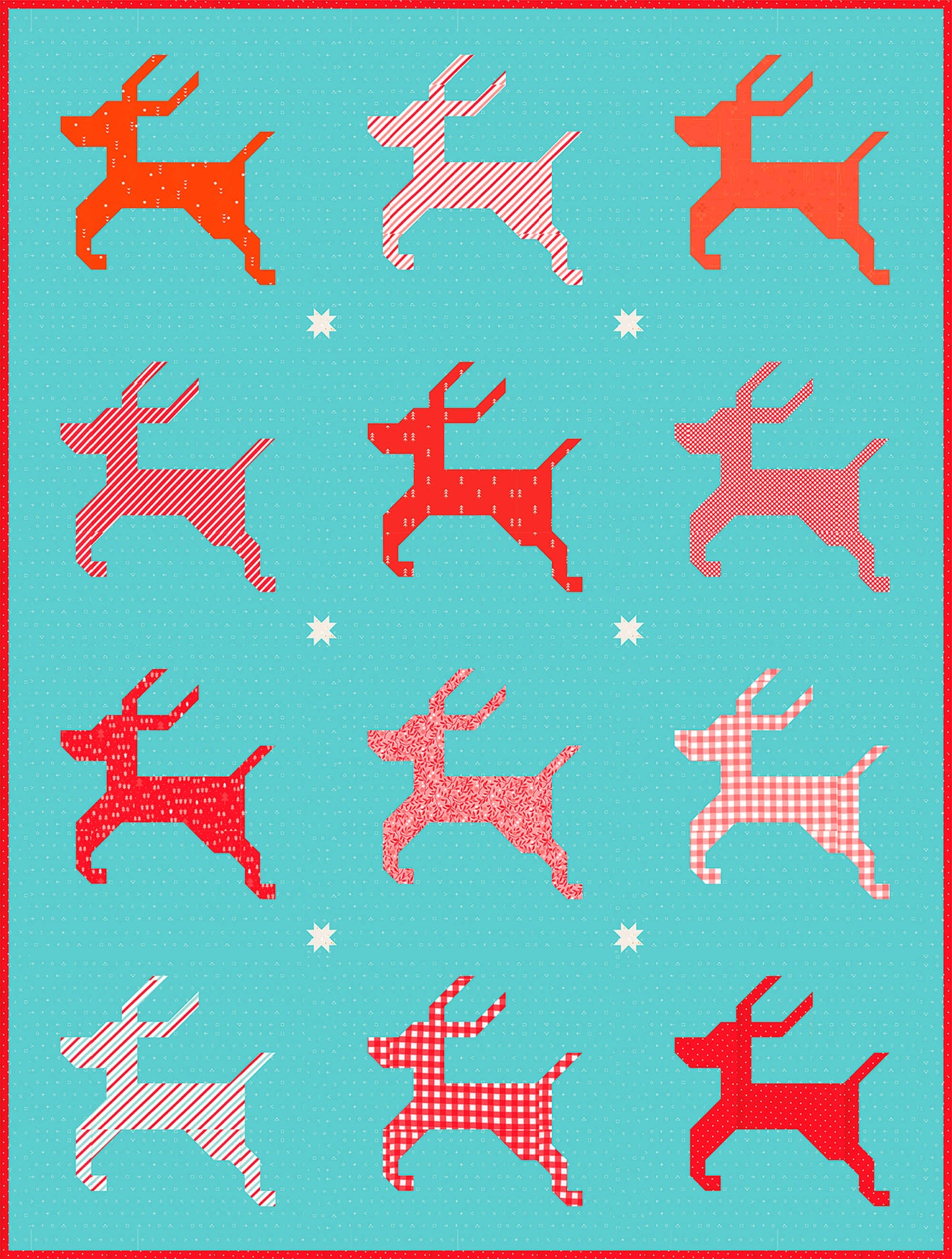 Rentier – PDF Quilt Block Anleitung