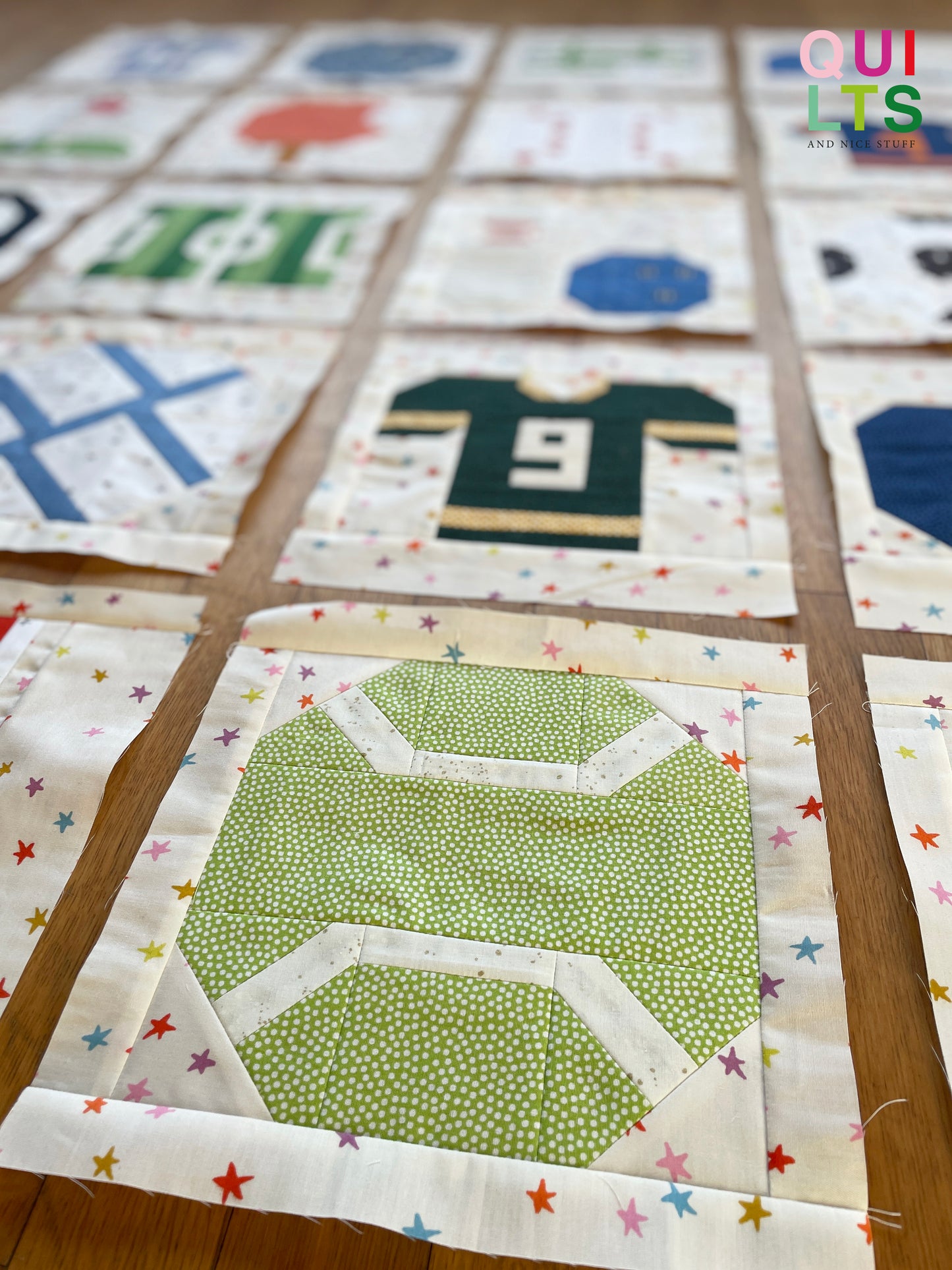 Tennisball – PDF Quilt Block Anleitung