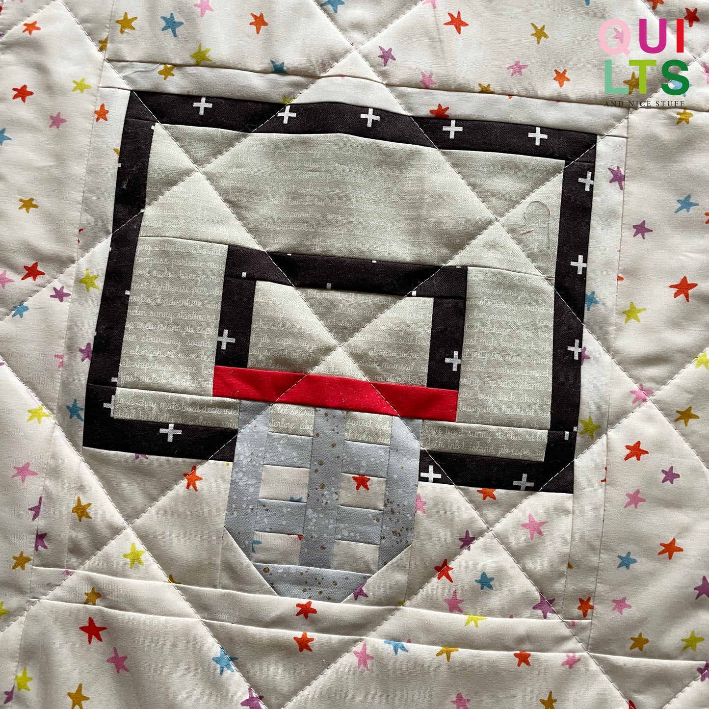 Basketballkorb – PDF Quilt Block Anleitung