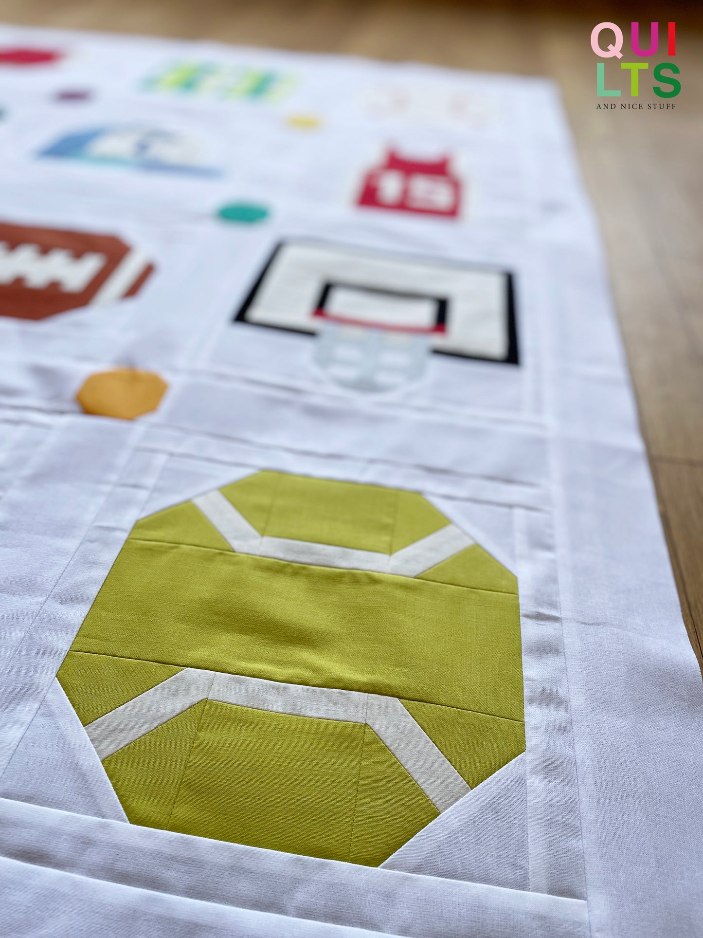 Tennisball – PDF Quilt Block Anleitung