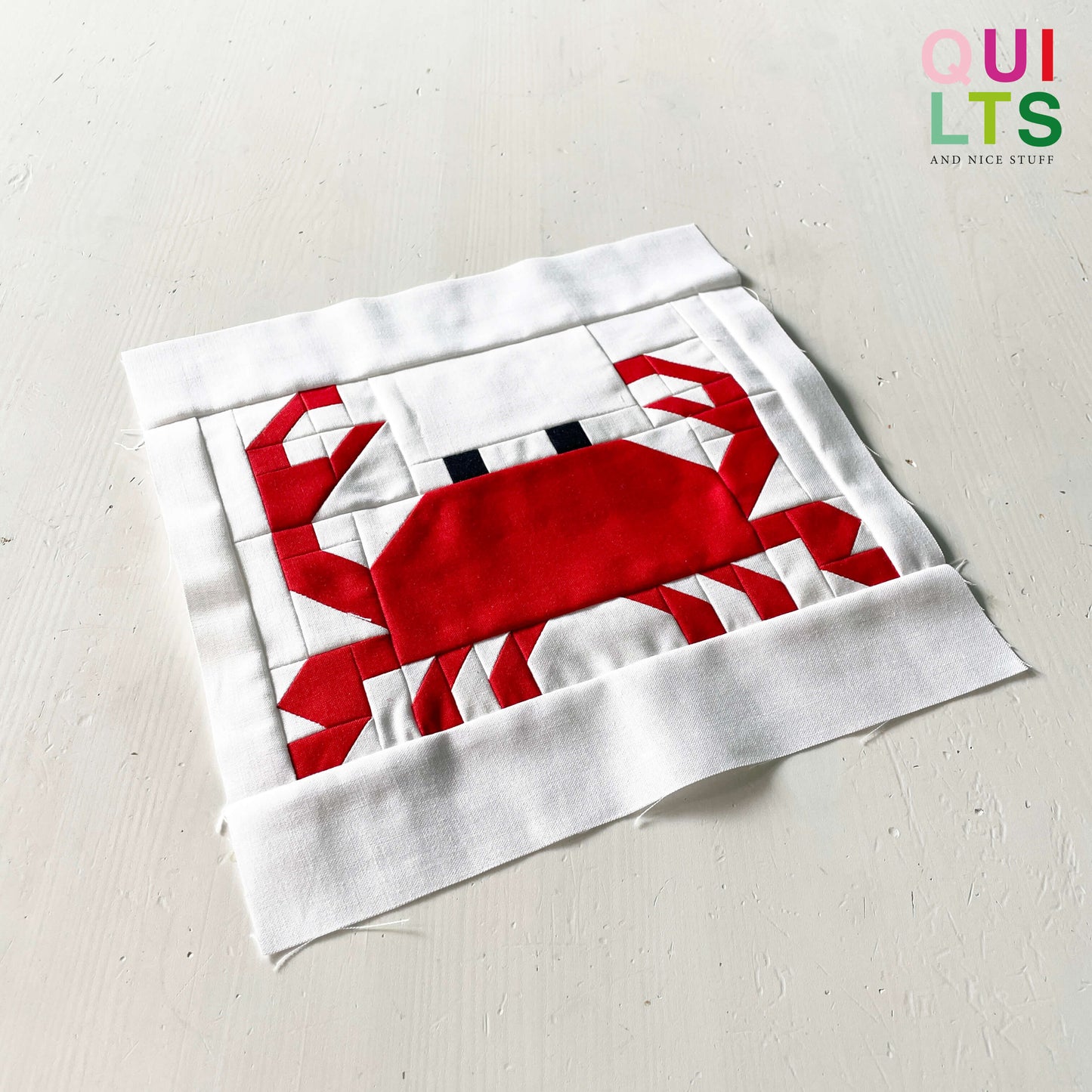 Crab – PDF Quilt Block Pattern