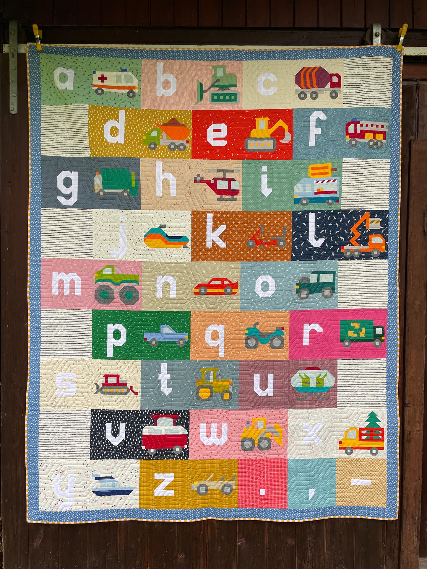 Lastwagen Front – PDF Quilt Block Anleitung