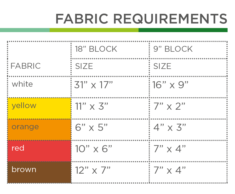 Fackel – PDF Quilt Block Anleitung