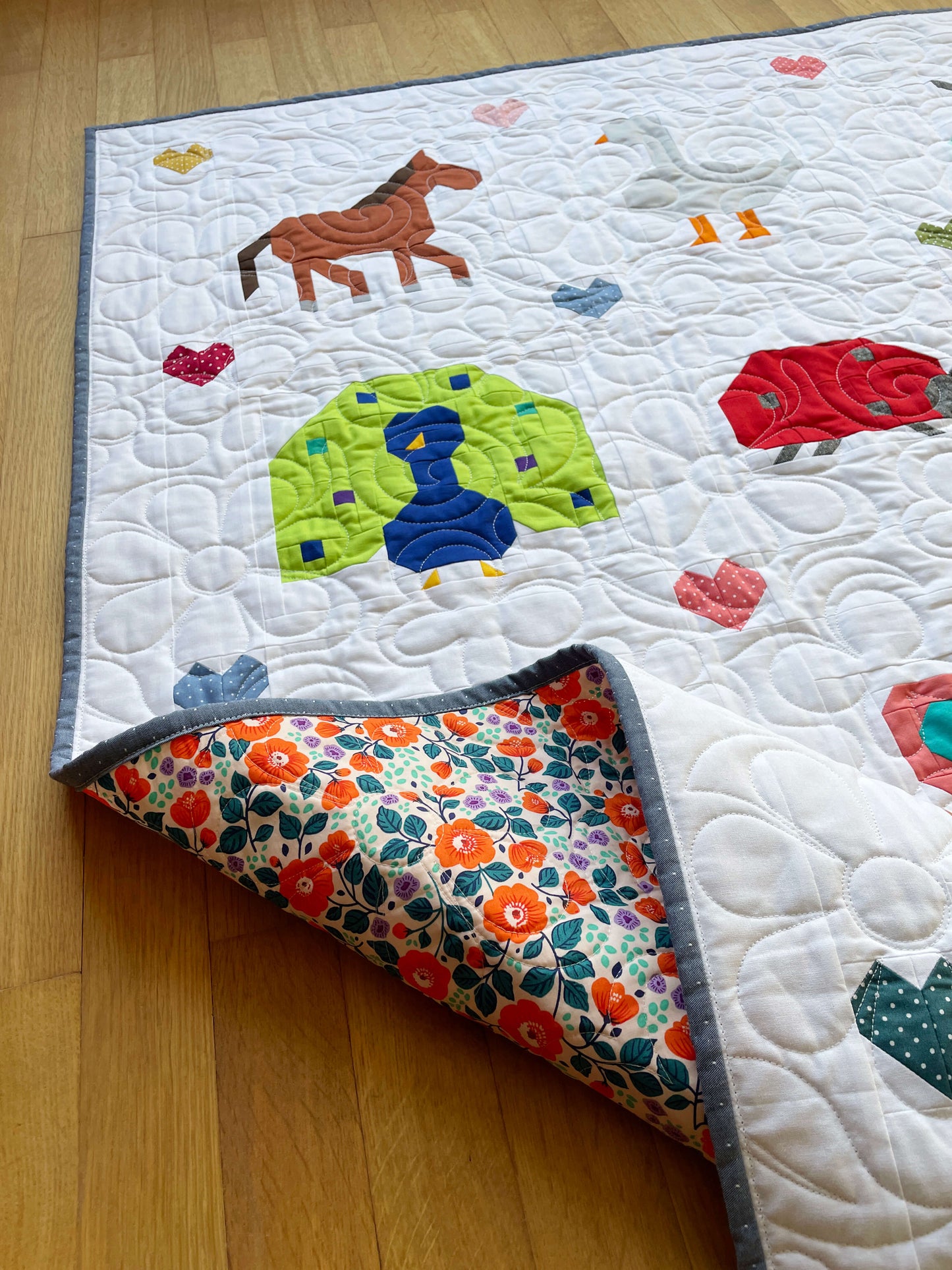 Schwan – PDF Quilt Block Anleitung