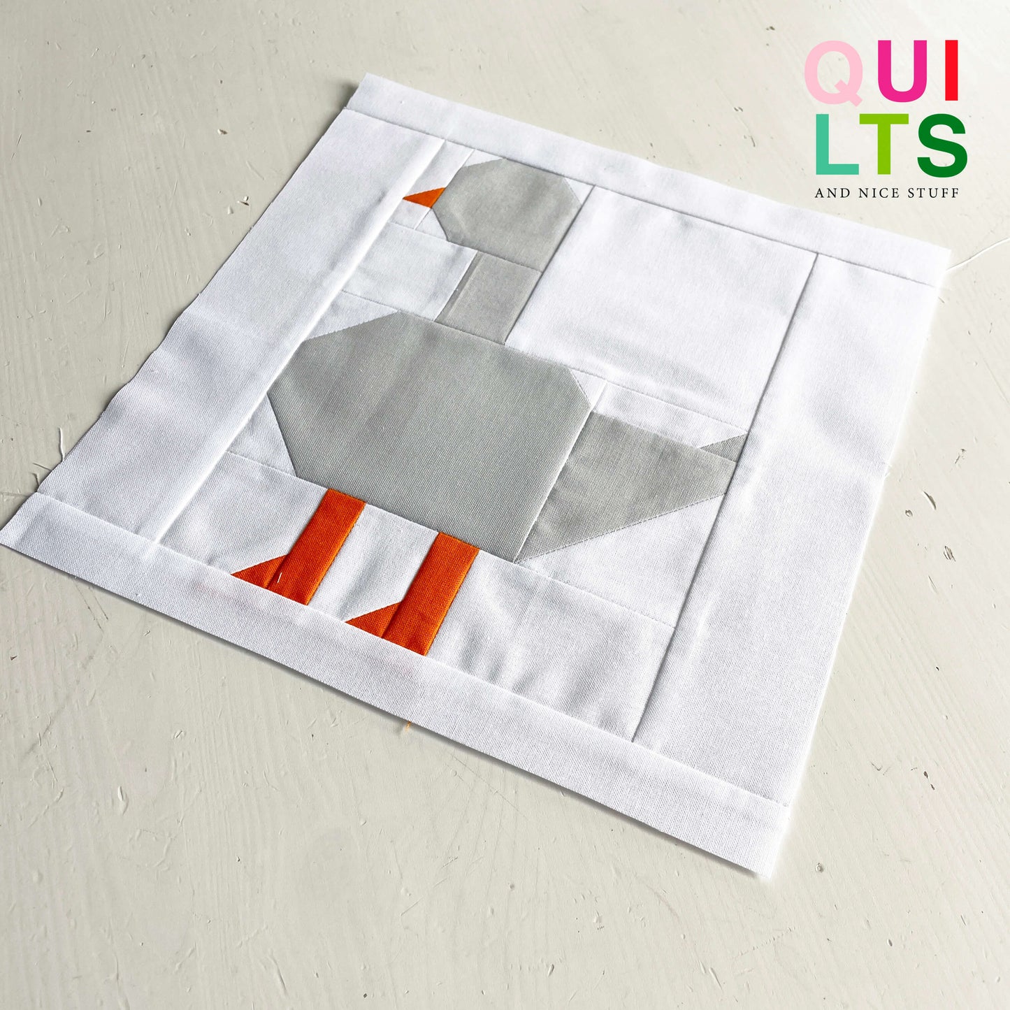 Gans – PDF Quilt Block Anleitung