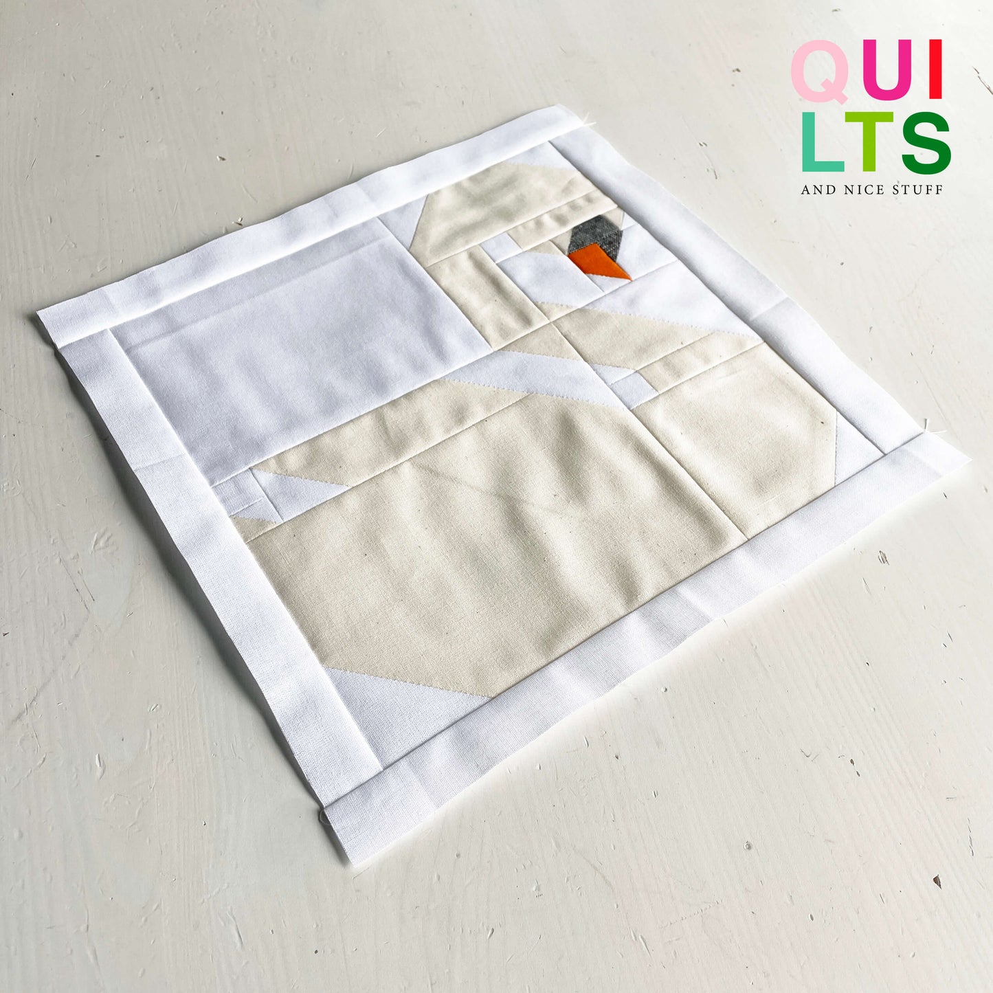 Schwan – PDF Quilt Block Anleitung
