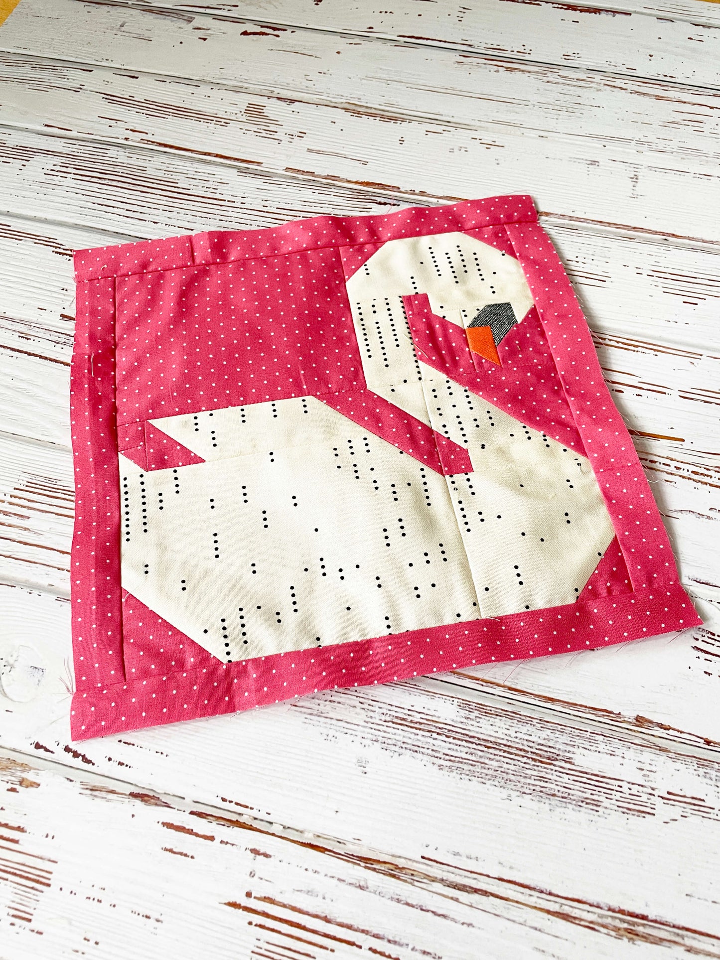Schwan – PDF Quilt Block Anleitung