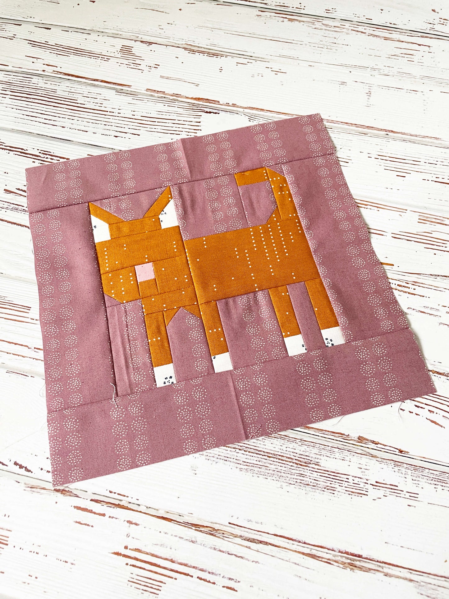 Katze – PDF Quilt Block Anleitung