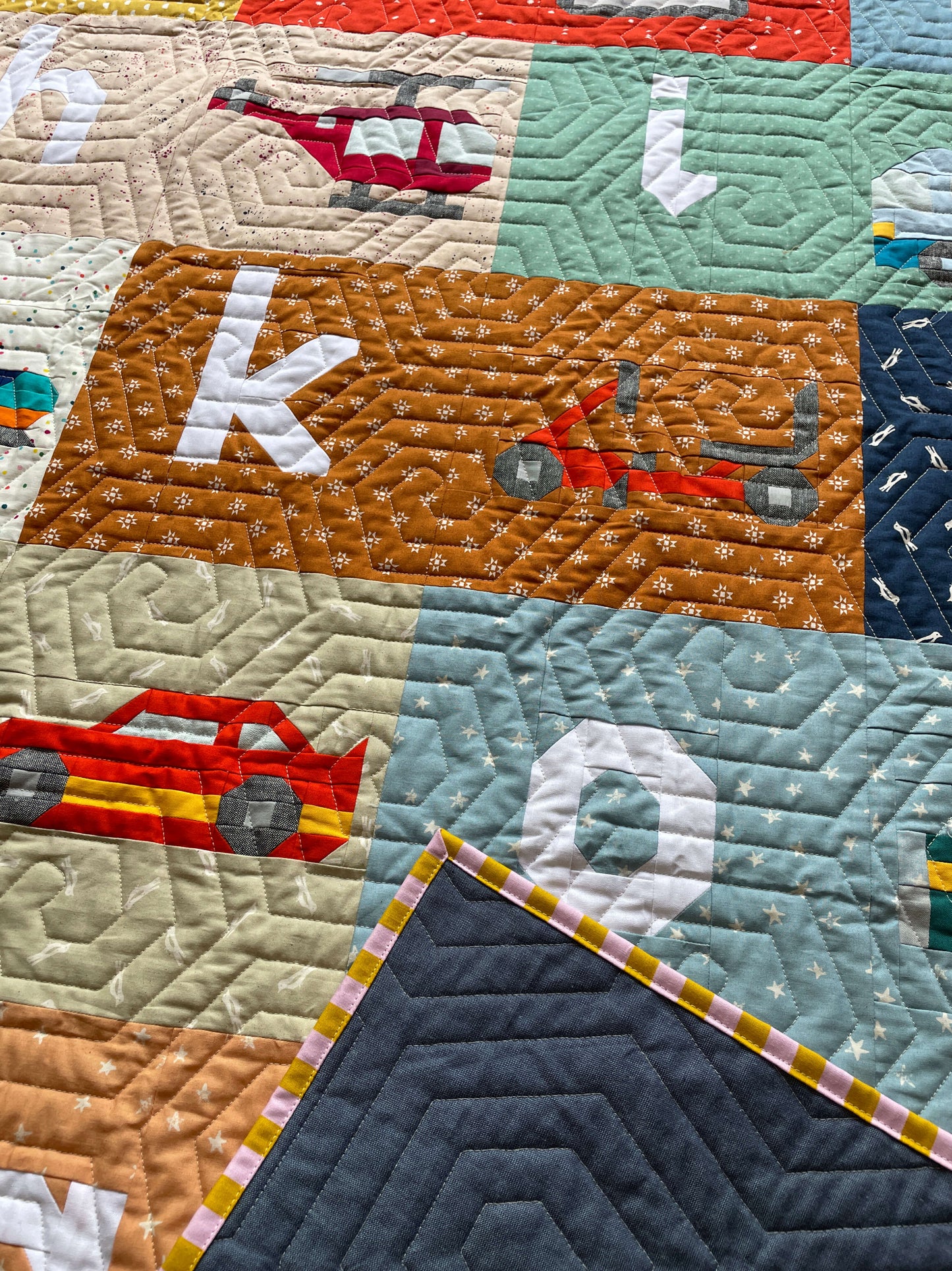 Grain Cart – PDF Quilt Block Pattern