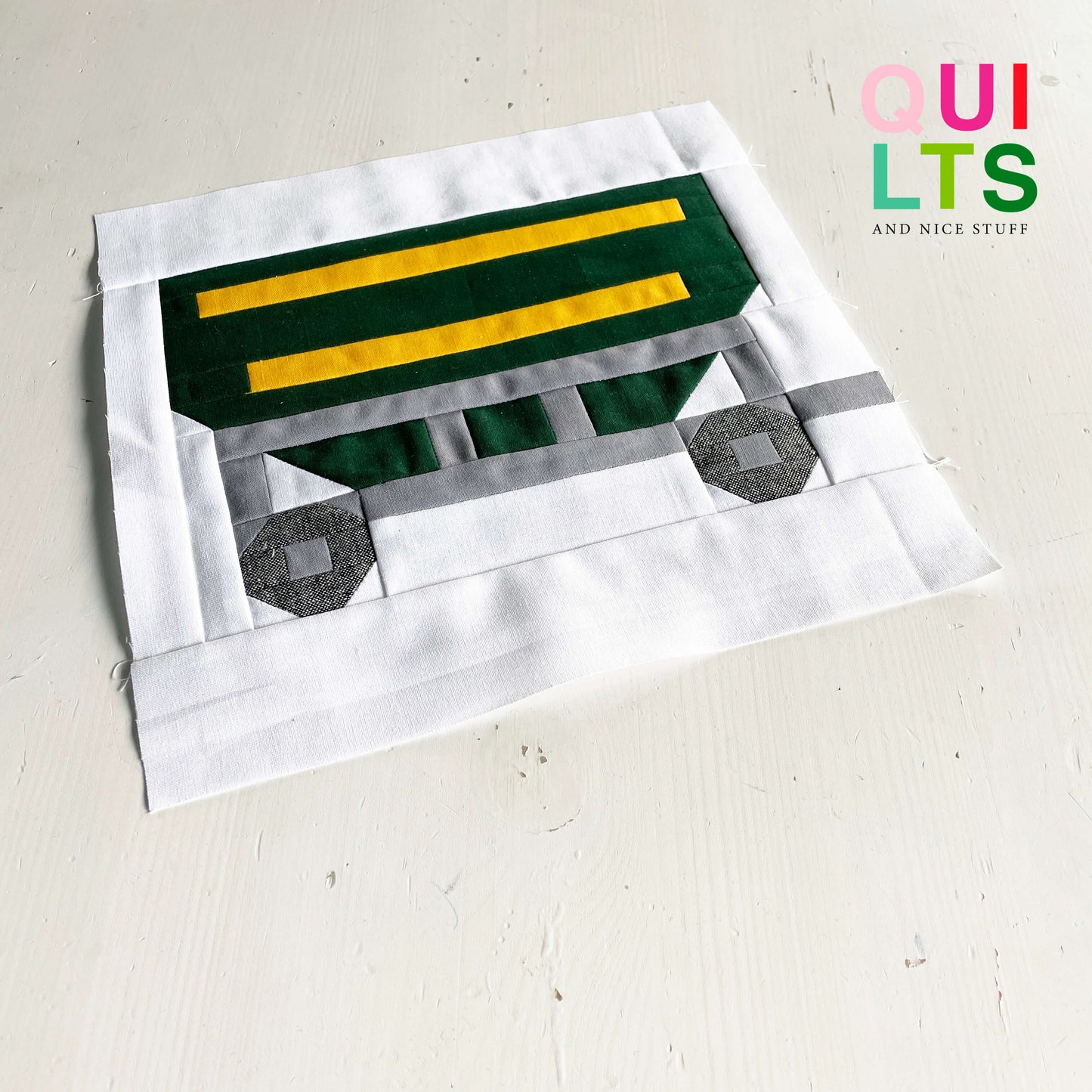 Grain Cart – PDF Quilt Block Pattern