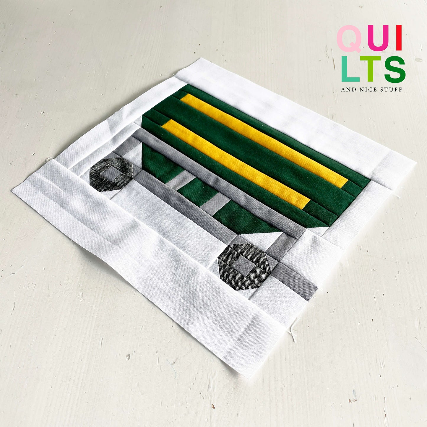 Grain Cart – PDF Quilt Block Pattern