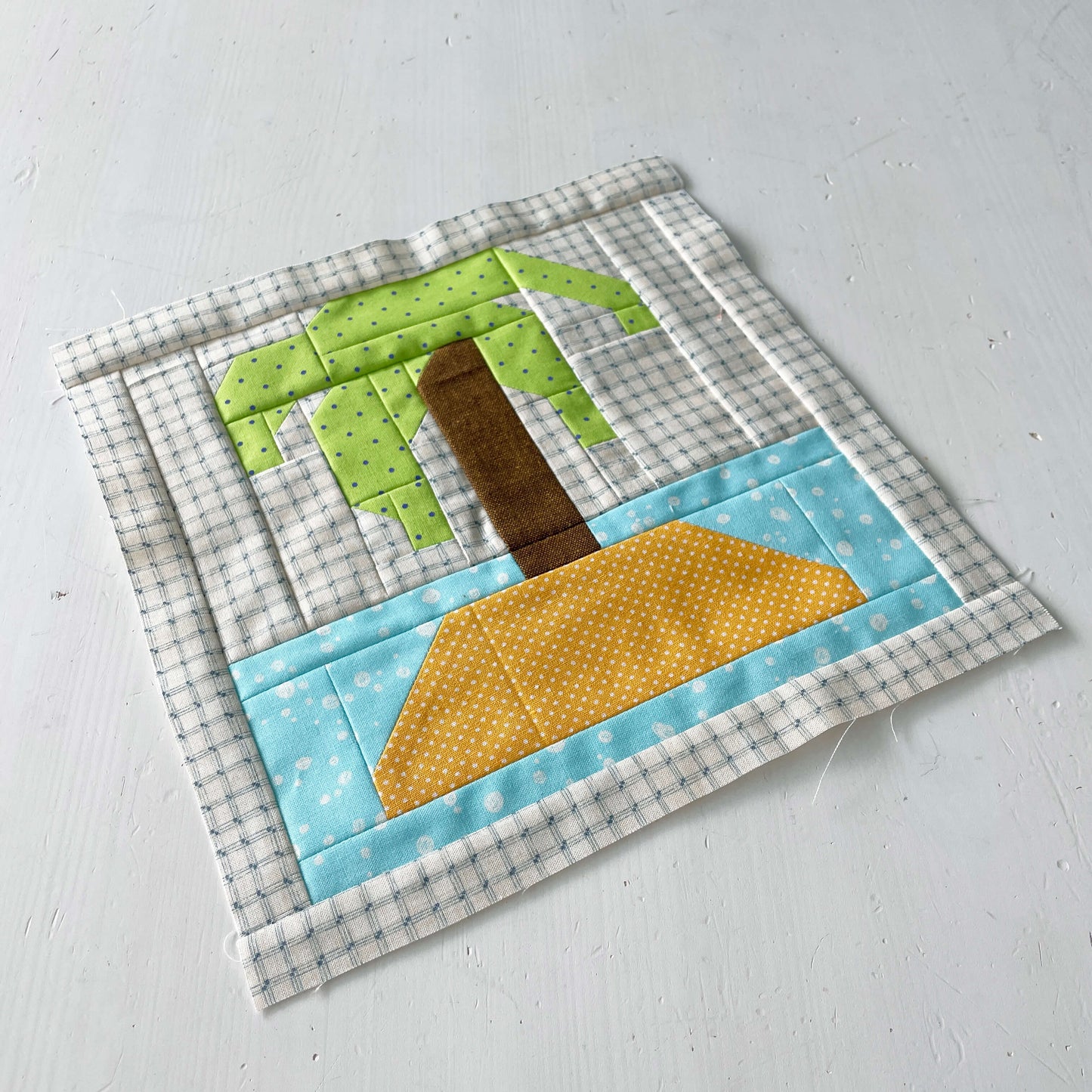 Einsame Insel – PDF Quilt Block Anleitung