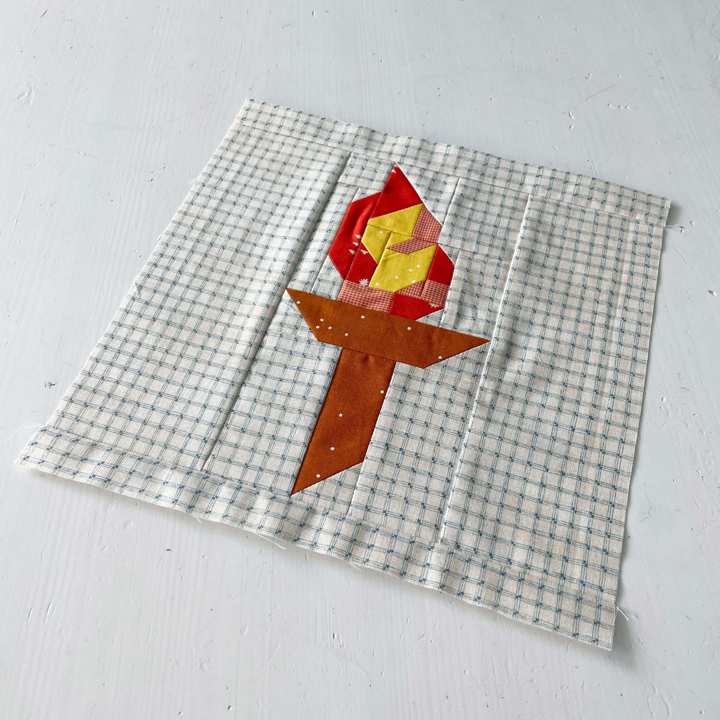 Fackel – PDF Quilt Block Anleitung