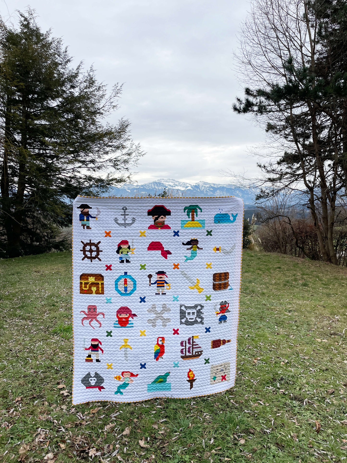 Fackel – PDF Quilt Block Anleitung